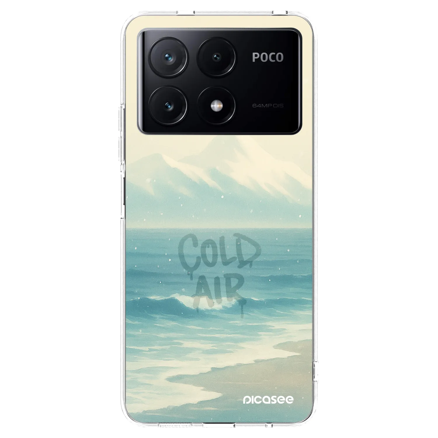 Picasee silikonový průhledný obal pro Xiaomi Poco X6 Pro - COLD AIR