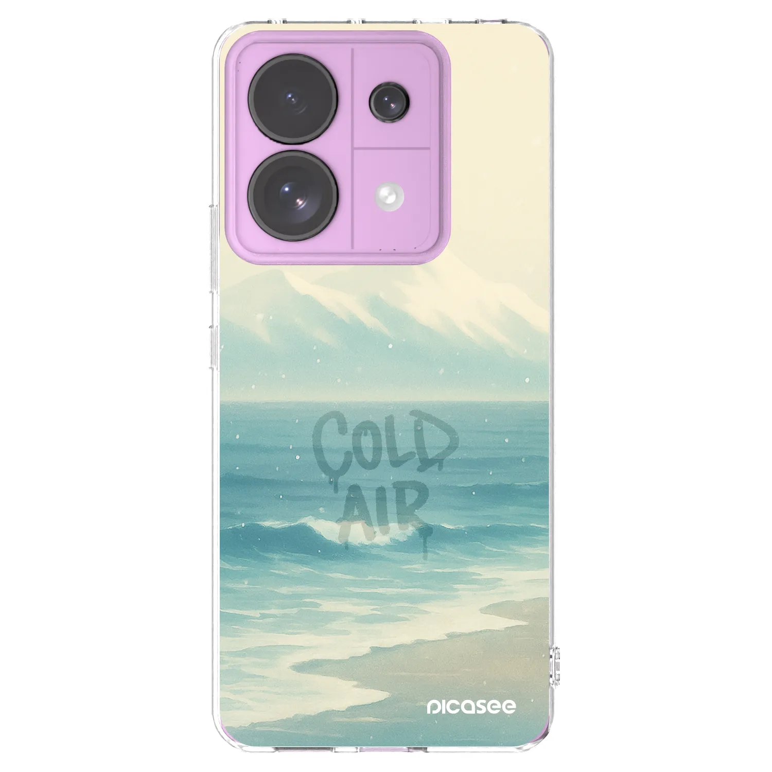 Picasee silikonový průhledný obal pro Xiaomi Redmi Note 13 Pro 5G - COLD AIR