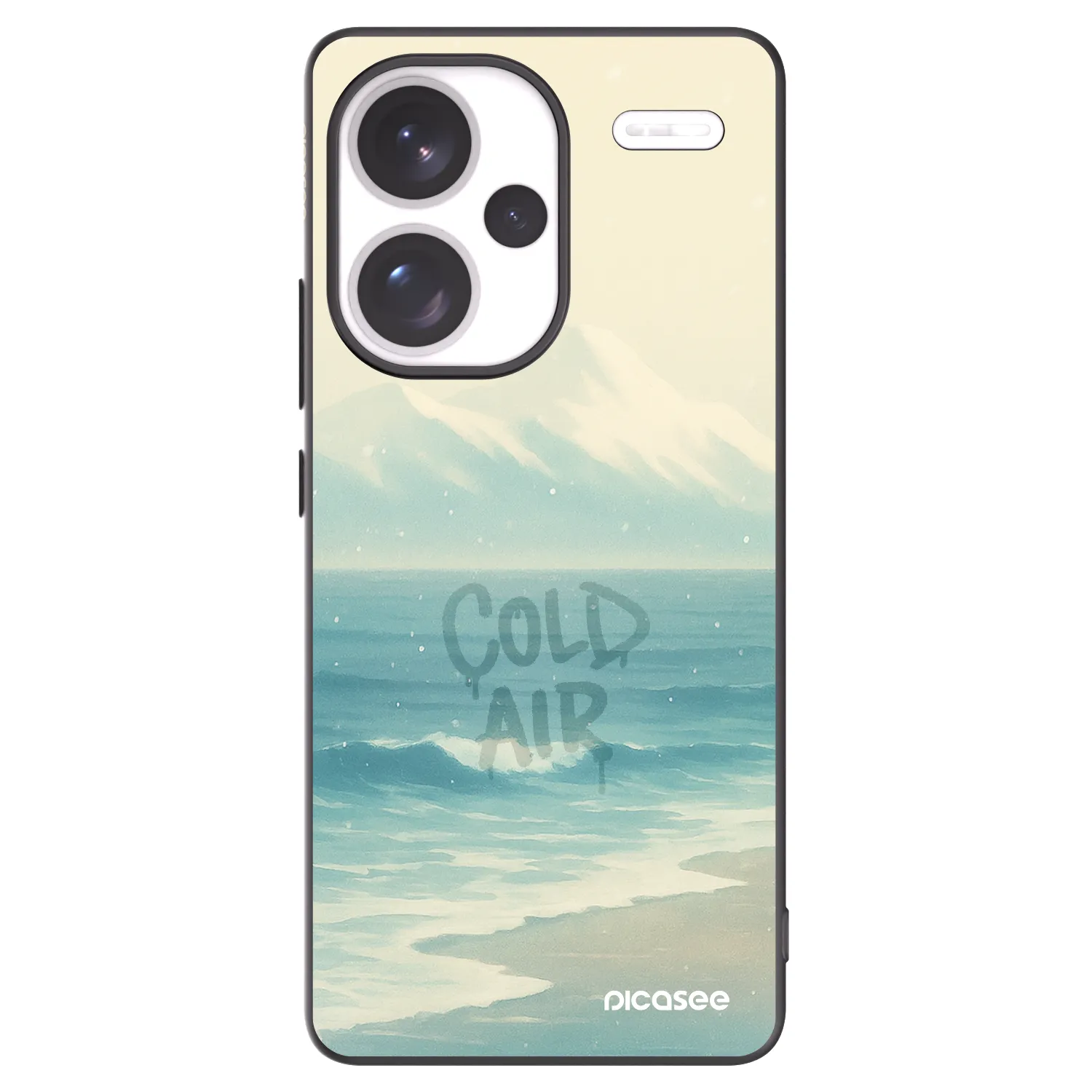 Picasee silikonový černý obal pro Xiaomi Redmi Note 13 Pro+ 5G - COLD AIR