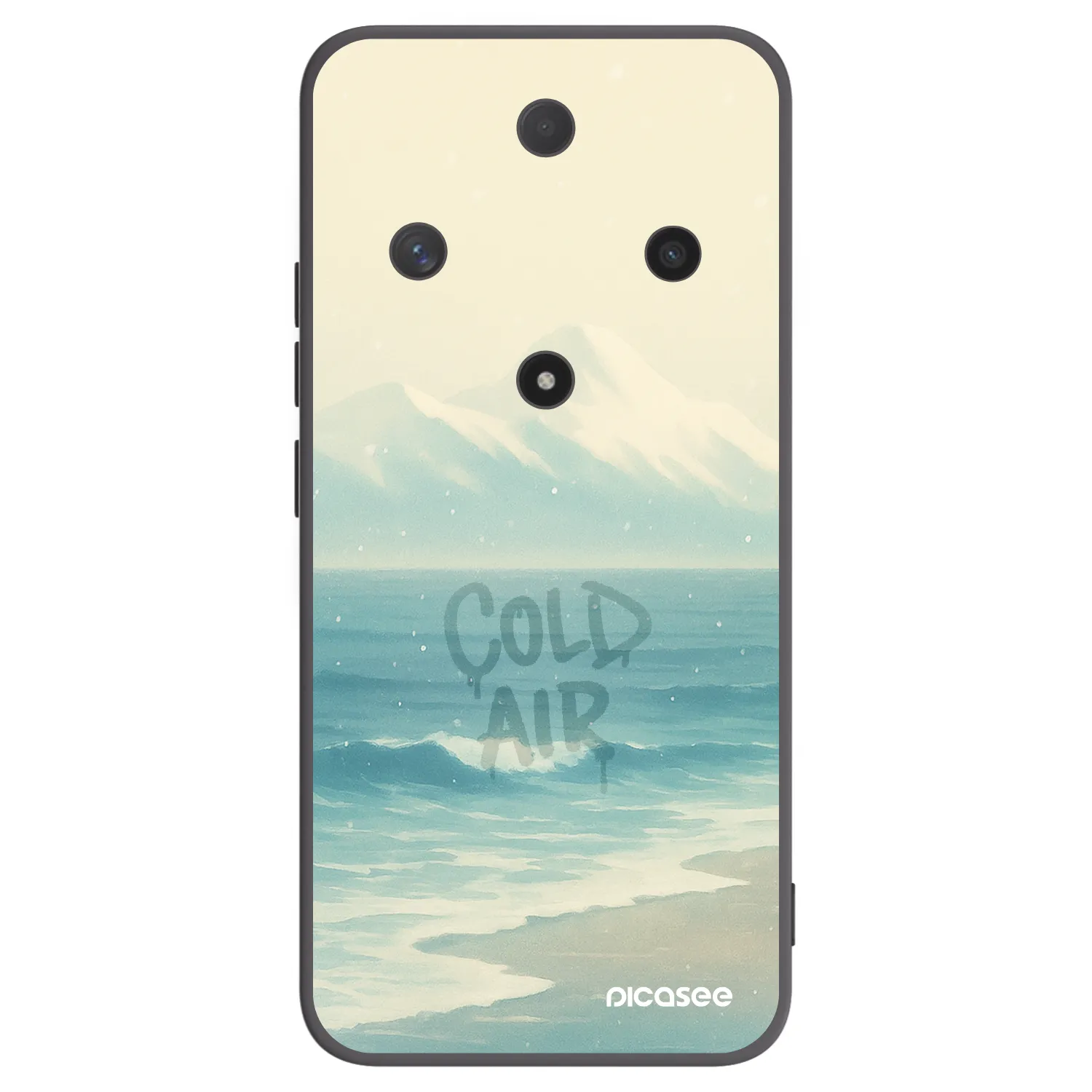 Picasee silikonový černý obal pro Honor Magic6 Lite 5G - COLD AIR