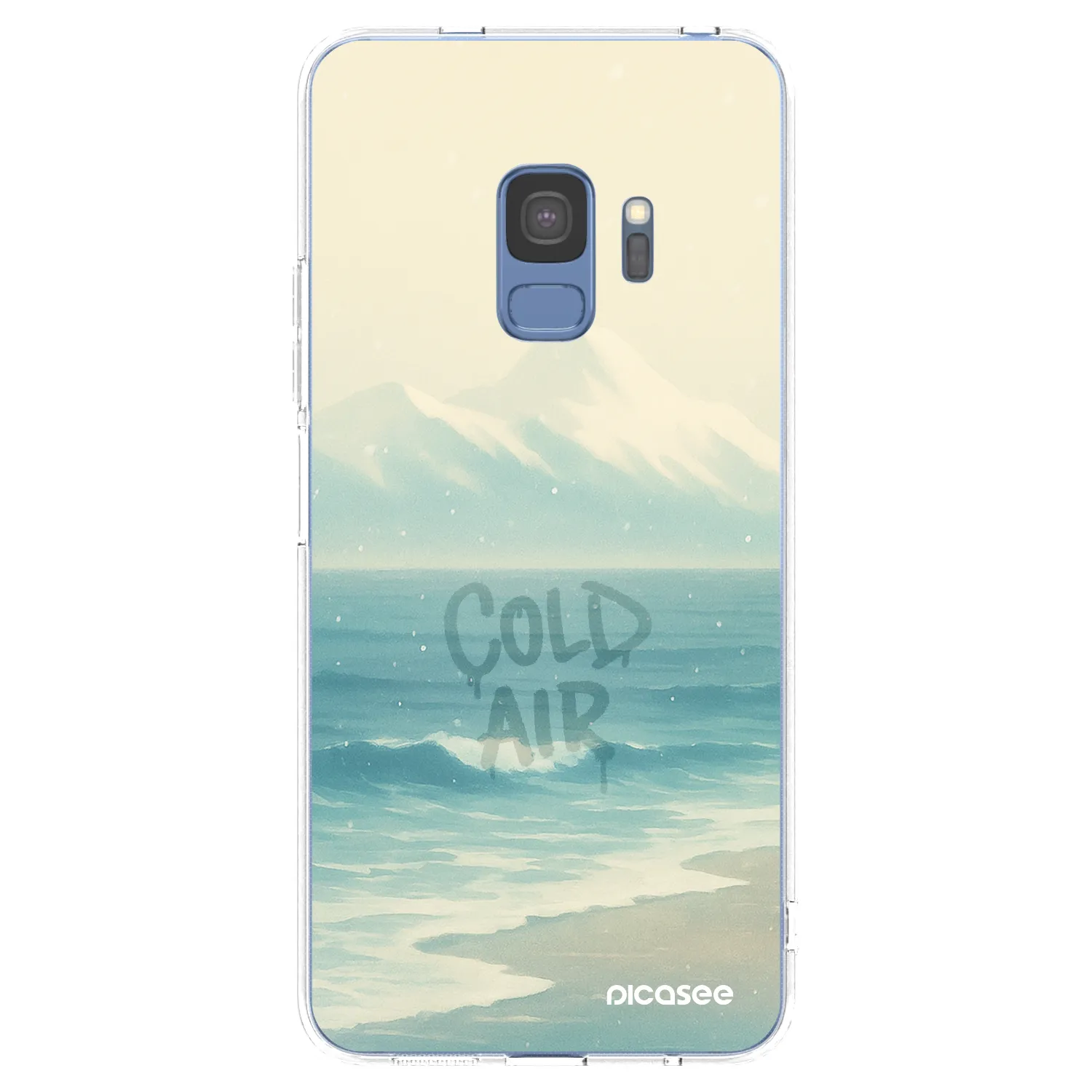 Picasee silikonový průhledný obal pro Samsung Galaxy S9 G960F - COLD AIR