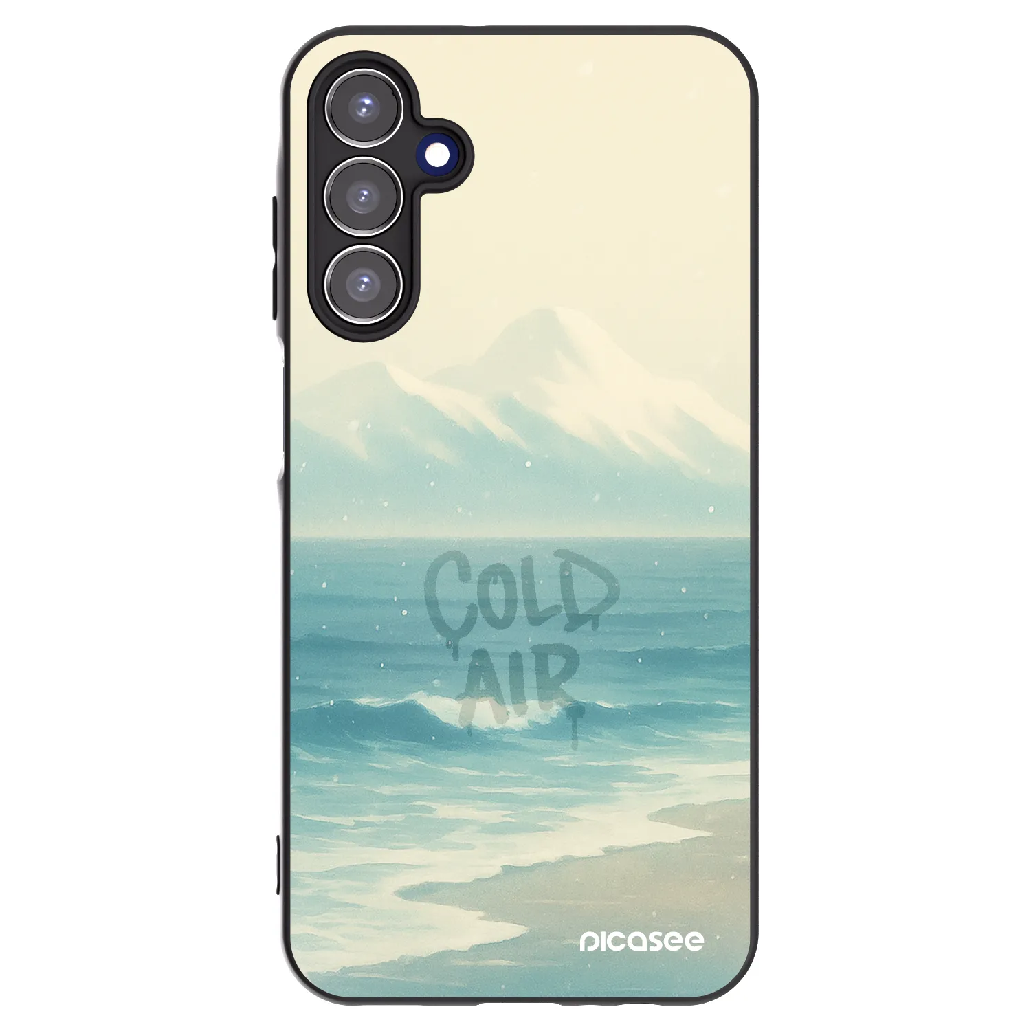 Picasee silikonový černý obal pro Samsung Galaxy A15 A155F 4G - COLD AIR