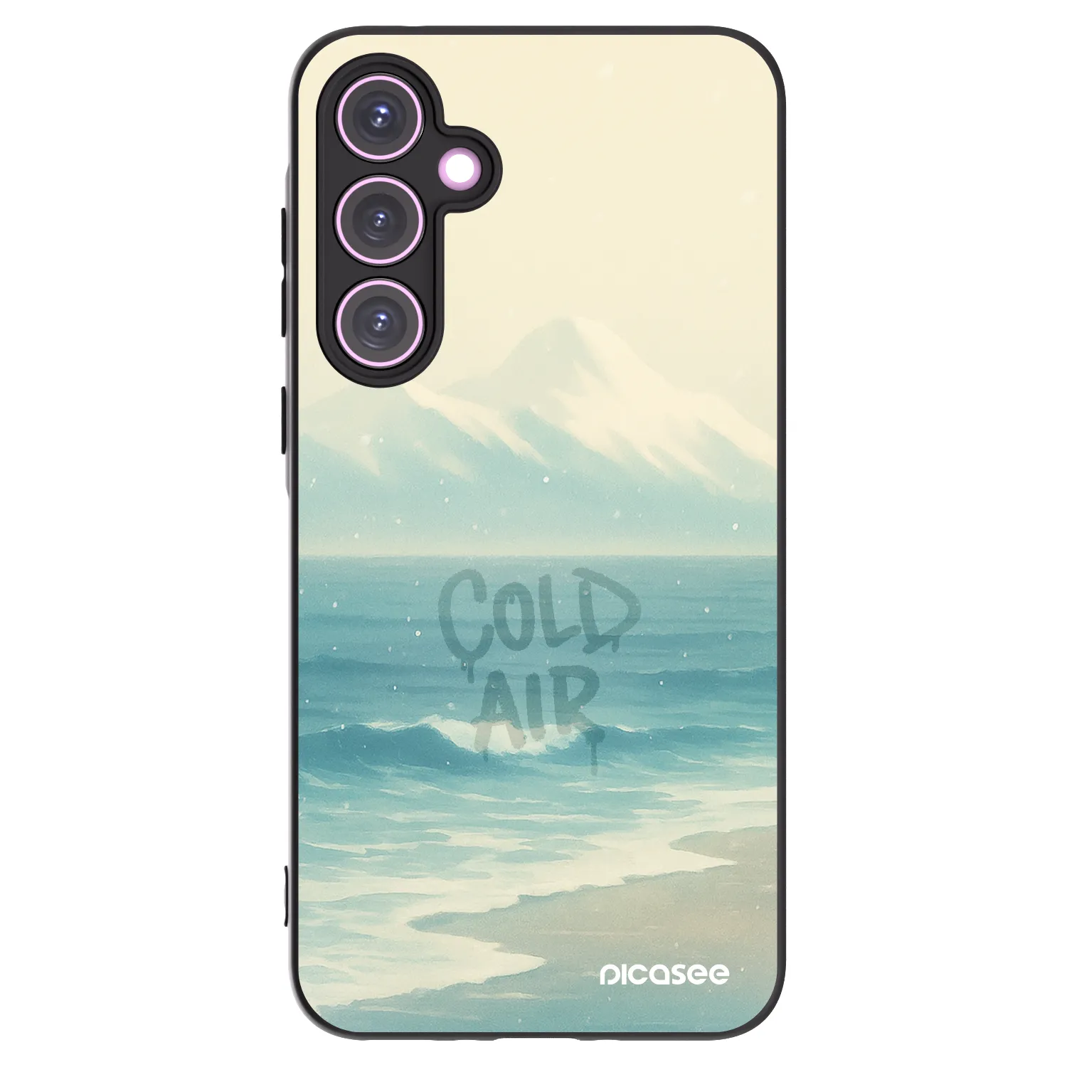 Picasee silikonový černý obal pro Samsung Galaxy A35 5G A356B - COLD AIR