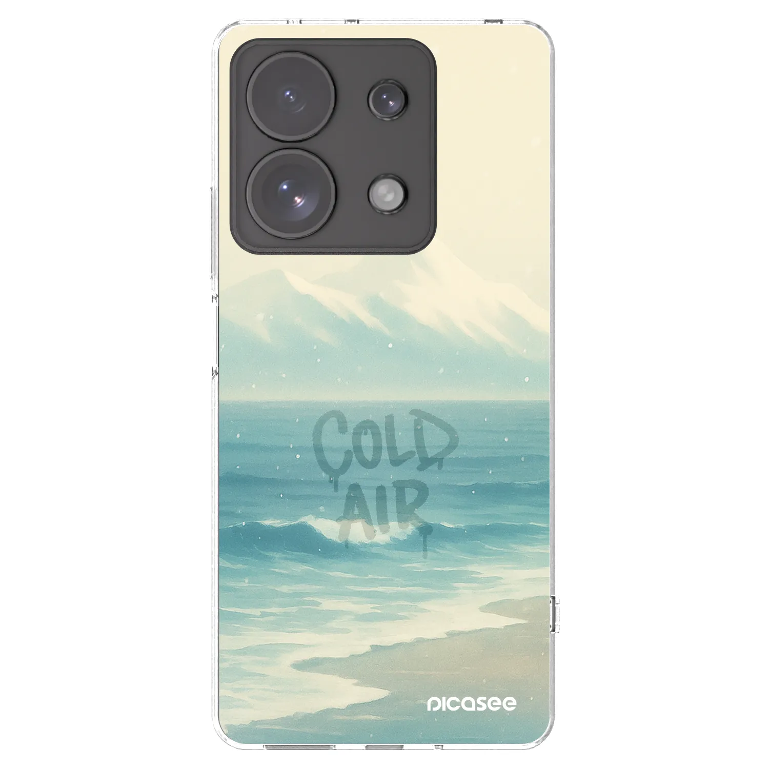 Picasee silikonový průhledný obal pro Xiaomi Redmi Note 13 Pro 4G - COLD AIR