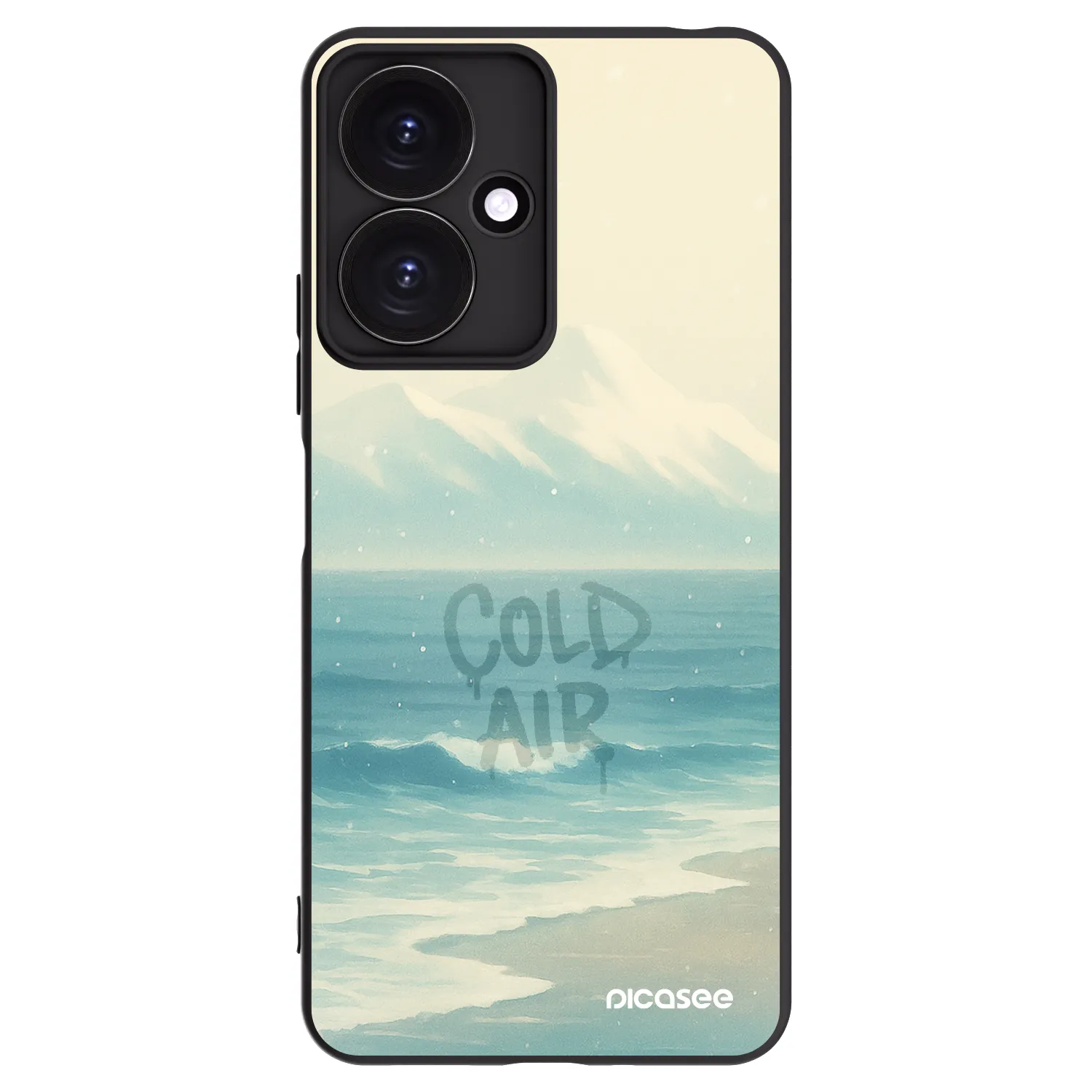 Picasee silikonový černý obal pro Xiaomi Redmi 13C 5G - COLD AIR