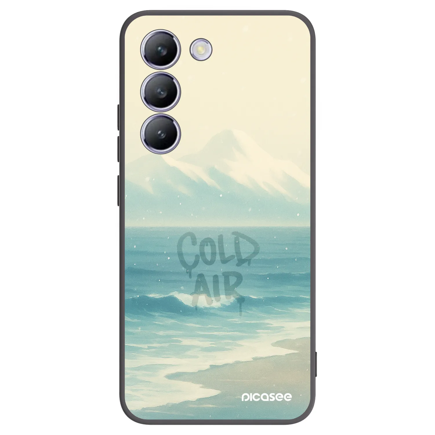 Picasee silikonový černý obal pro Vivo V40 SE 5G - COLD AIR