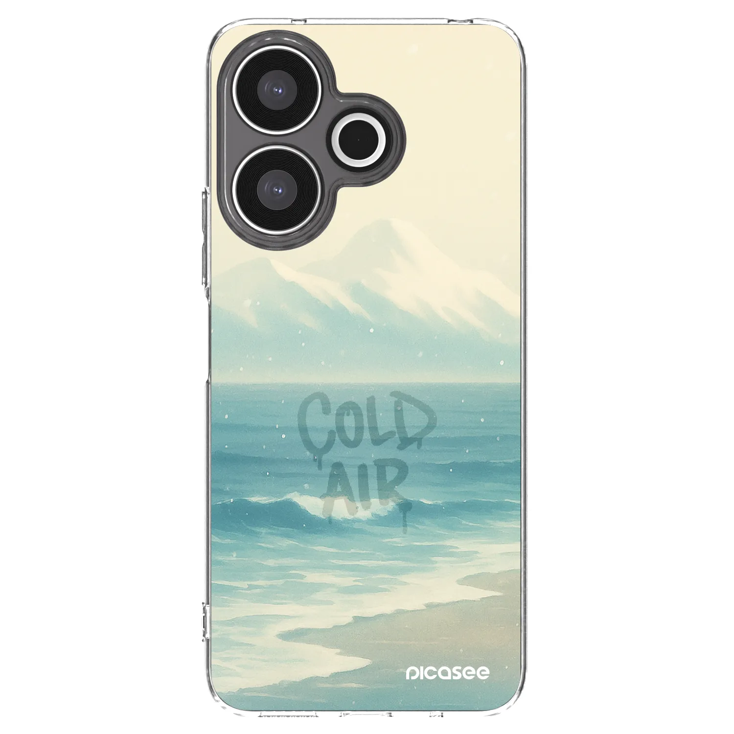 Picasee silikonový průhledný obal pro Xiaomi Redmi 13 4G - COLD AIR
