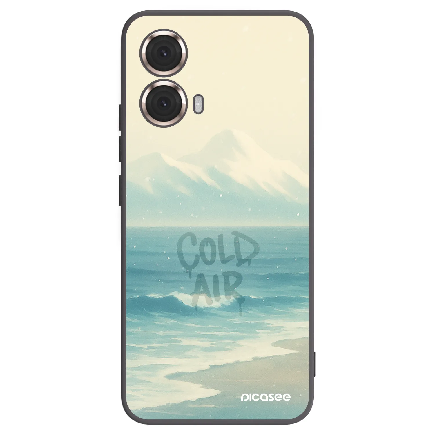 Picasee silikonový černý obal pro Motorola Moto G85 - COLD AIR