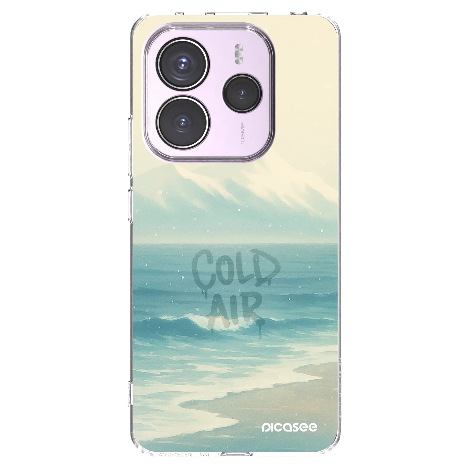 Picasee silikonový průhledný obal pro Xiaomi Redmi Note 14 5G - COLD AIR