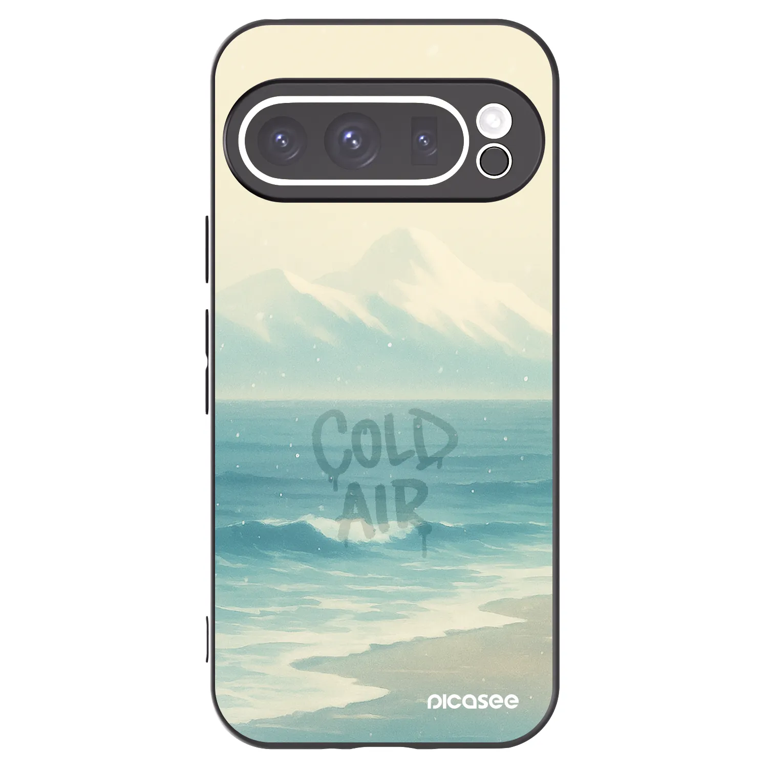 Picasee silikonový černý obal pro Google Pixel 9 Pro - COLD AIR