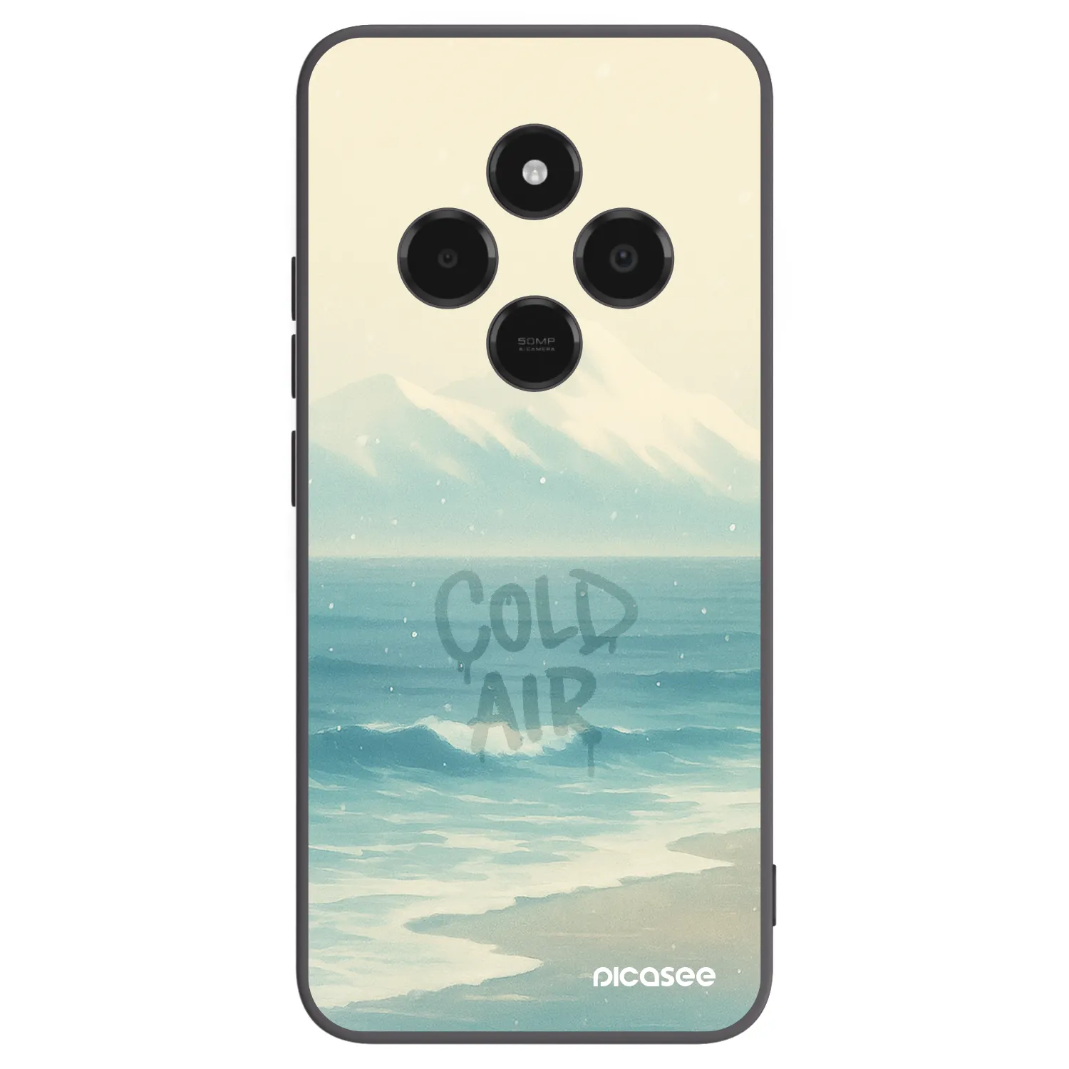 Picasee silikonový černý obal pro Xiaomi Poco C75 - COLD AIR