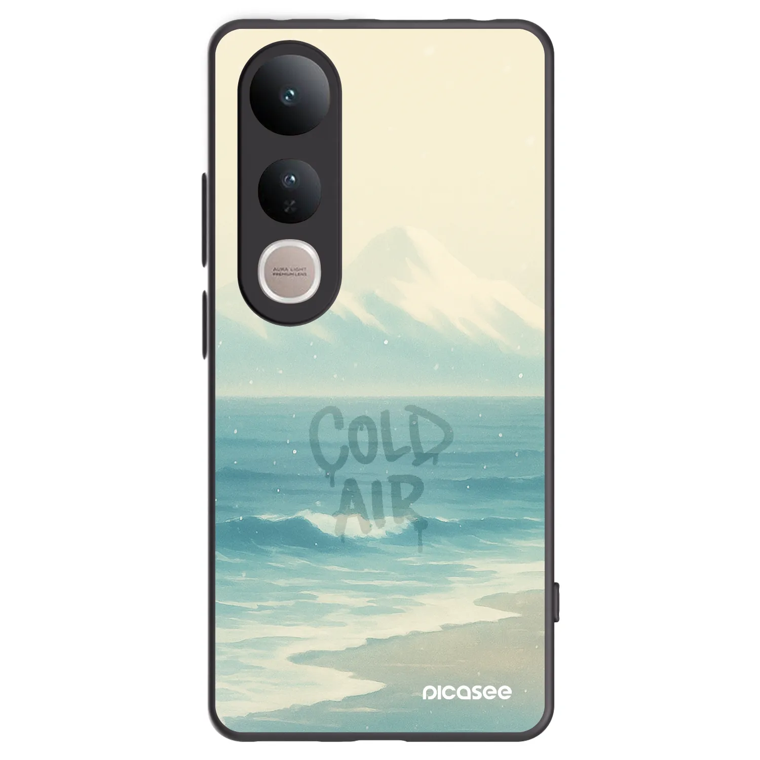 Picasee silikonový černý obal pro Vivo V50 Lite 5G - COLD AIR