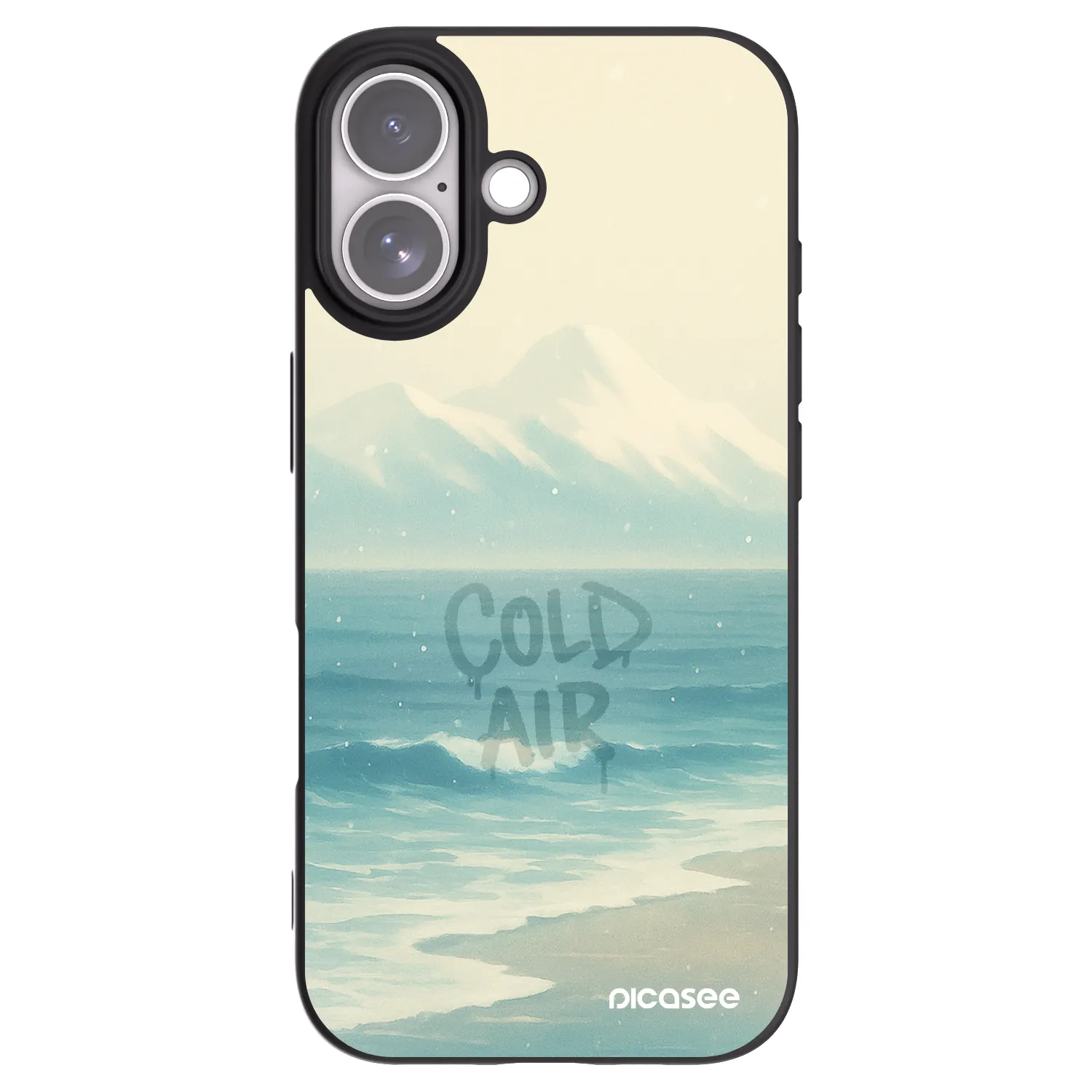 Picasee silikonový černý obal pro Apple iPhone 17 - COLD AIR