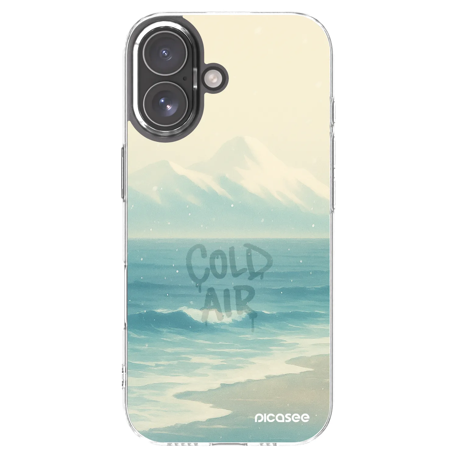 Picasee silikonový průhledný obal pro Apple iPhone 17 - COLD AIR