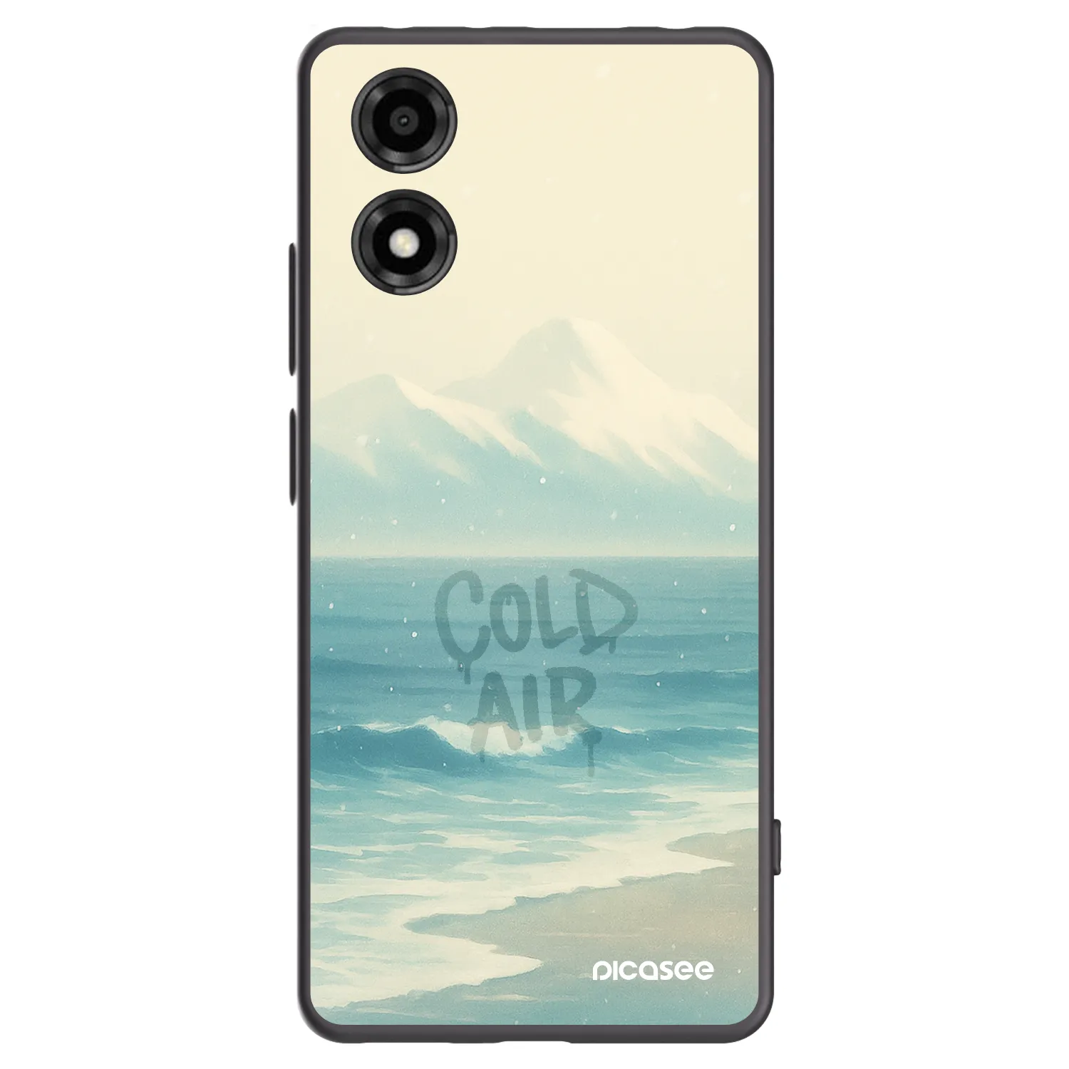 Picasee silikonový černý obal pro Motorola Moto E14 - COLD AIR