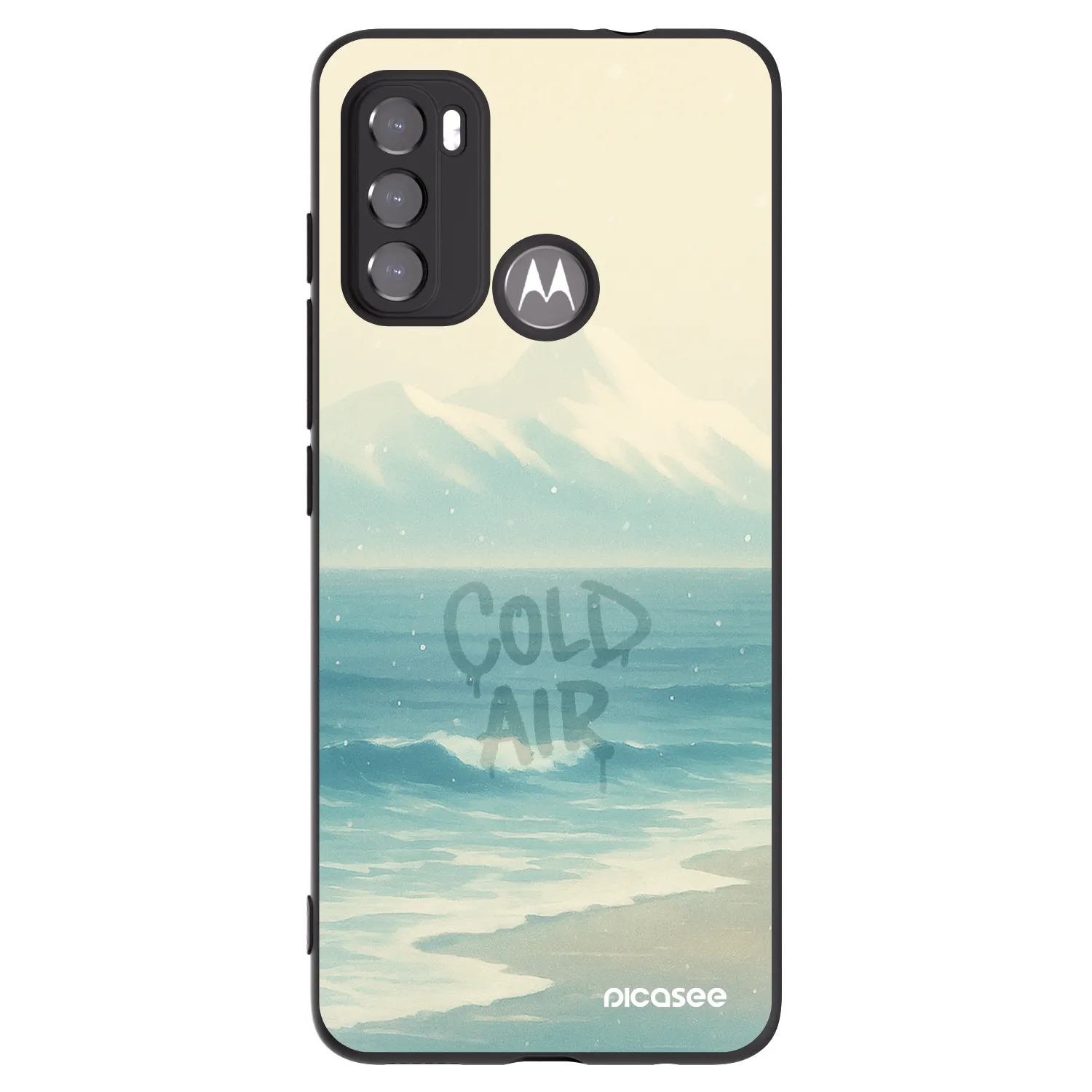 Picasee silikonový černý obal pro Motorola Edge 60 5G - COLD AIR
