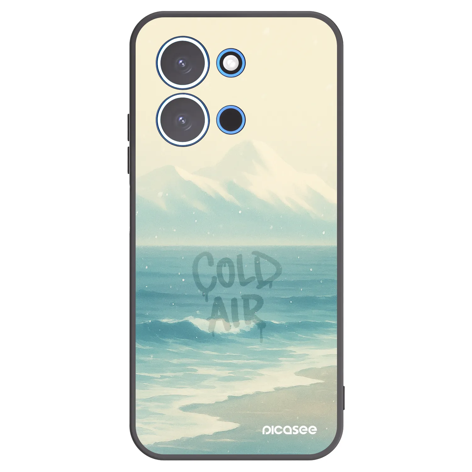 Picasee silikonový černý obal pro Xiaomi Redmi 15C 4G - COLD AIR