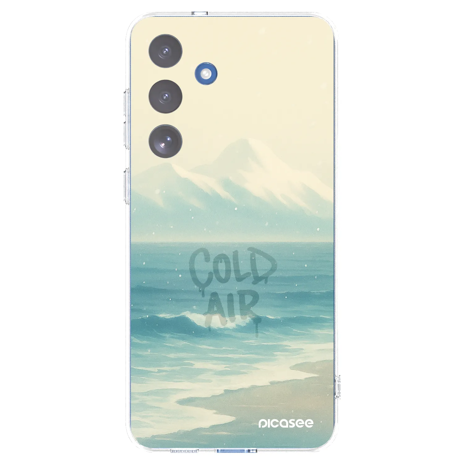 Picasee silikonový průhledný obal pro Samsung Galaxy S25 FE 5G - COLD AIR