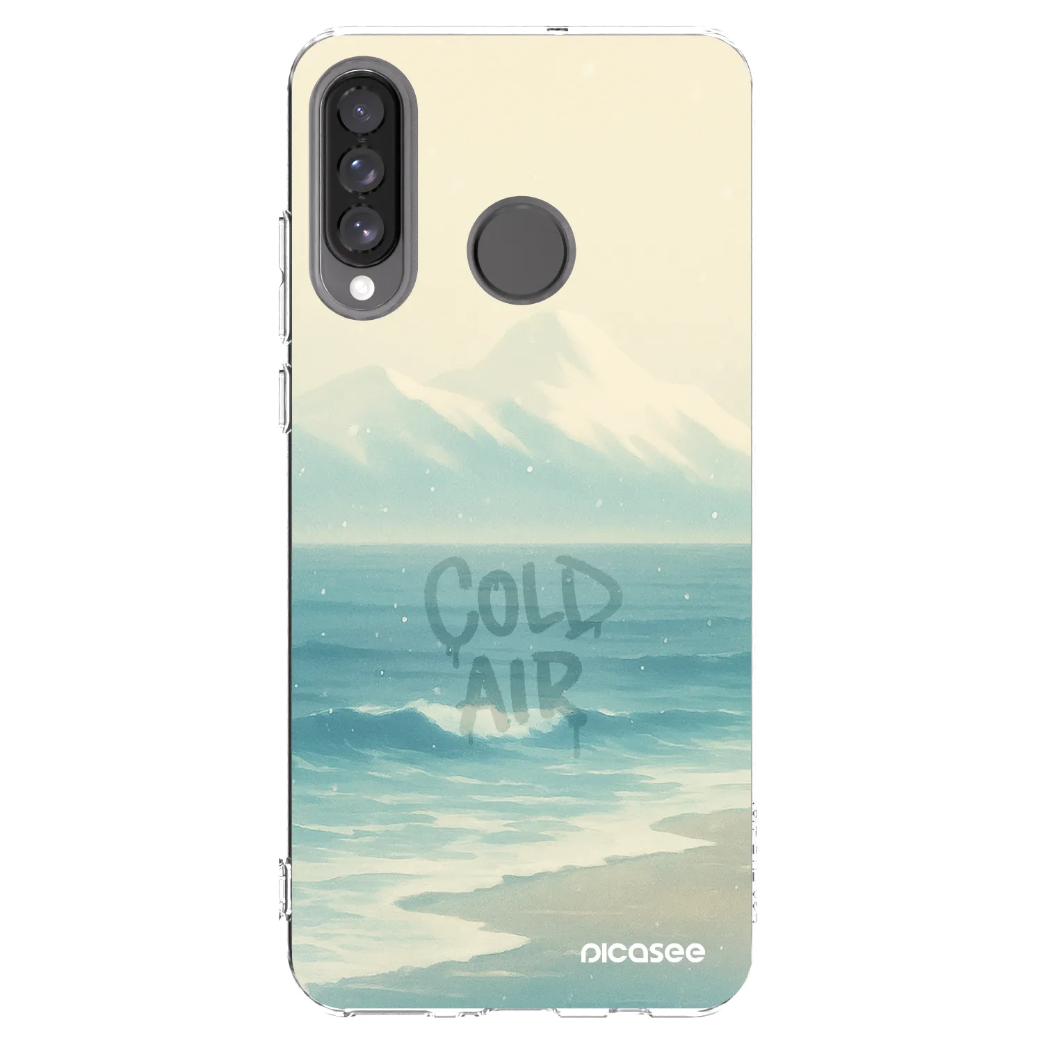 Picasee silikonový průhledný obal pro Huawei P30 Lite - COLD AIR