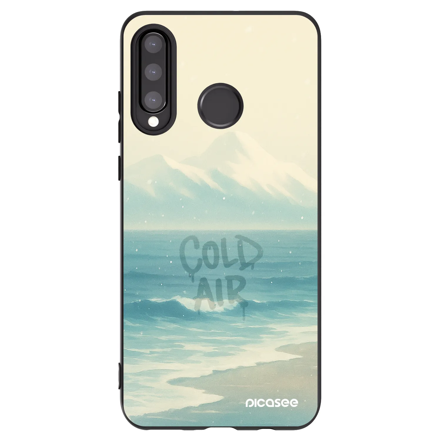 Picasee silikonový černý obal pro Huawei P30 Lite - COLD AIR