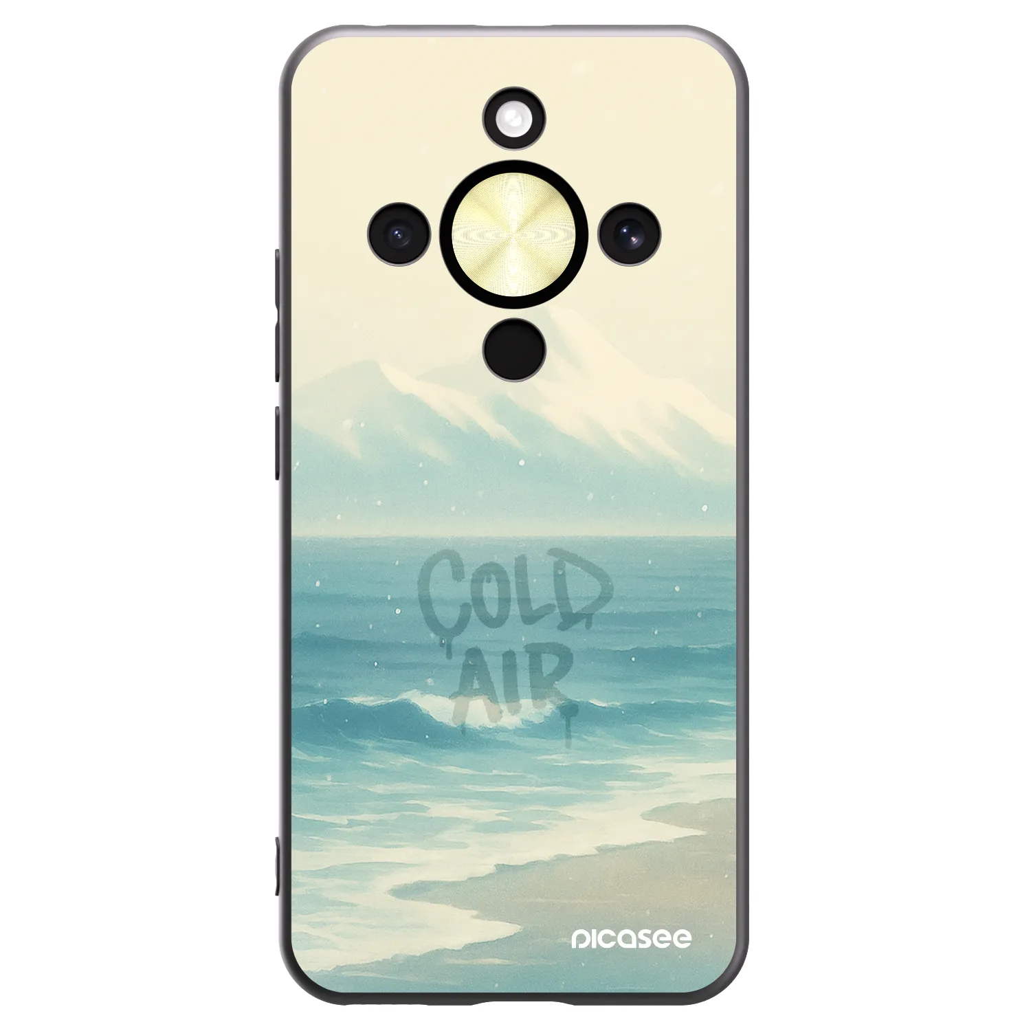 Picasee silikonový černý obal pro Honor Magic8 Lite 5G - COLD AIR