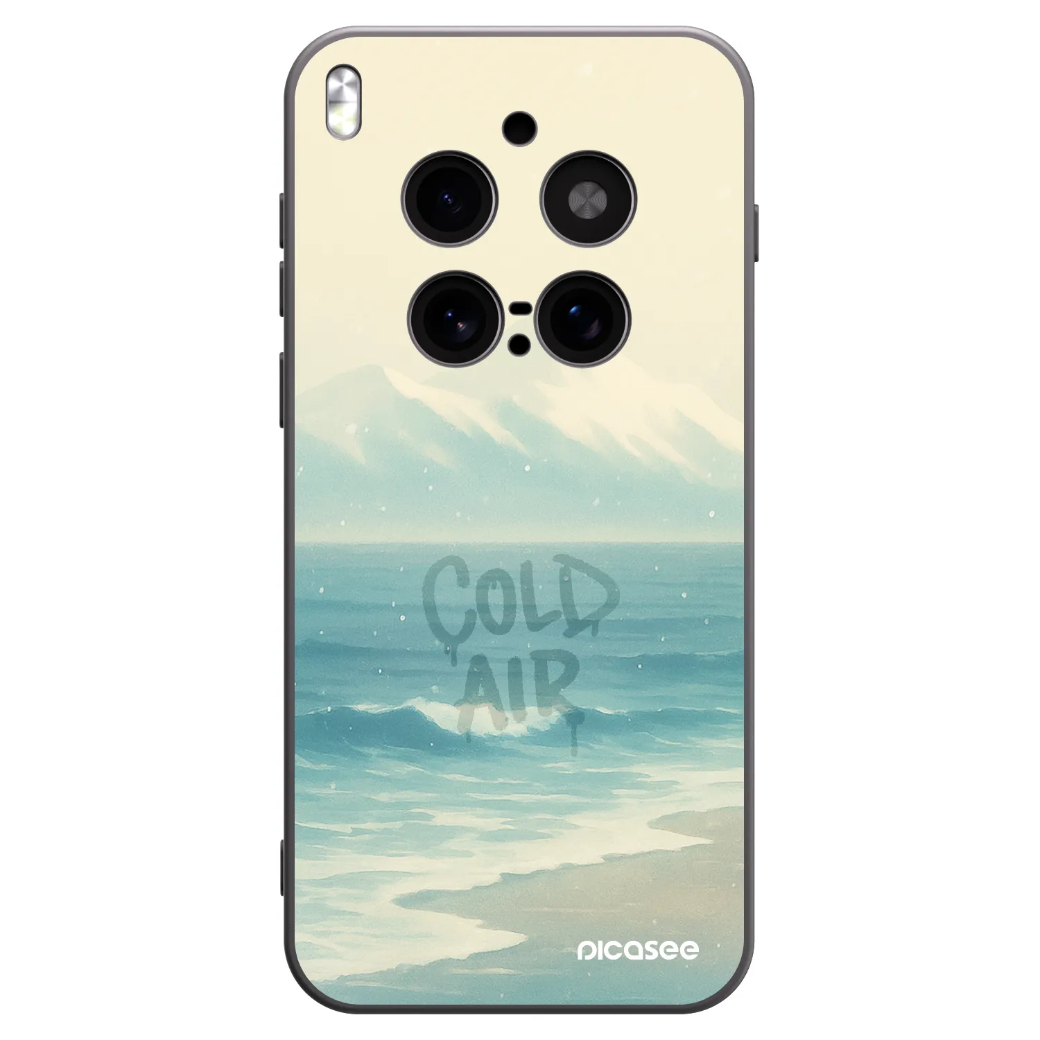 Picasee silikonový černý obal pro Vivo X300 Pro - COLD AIR