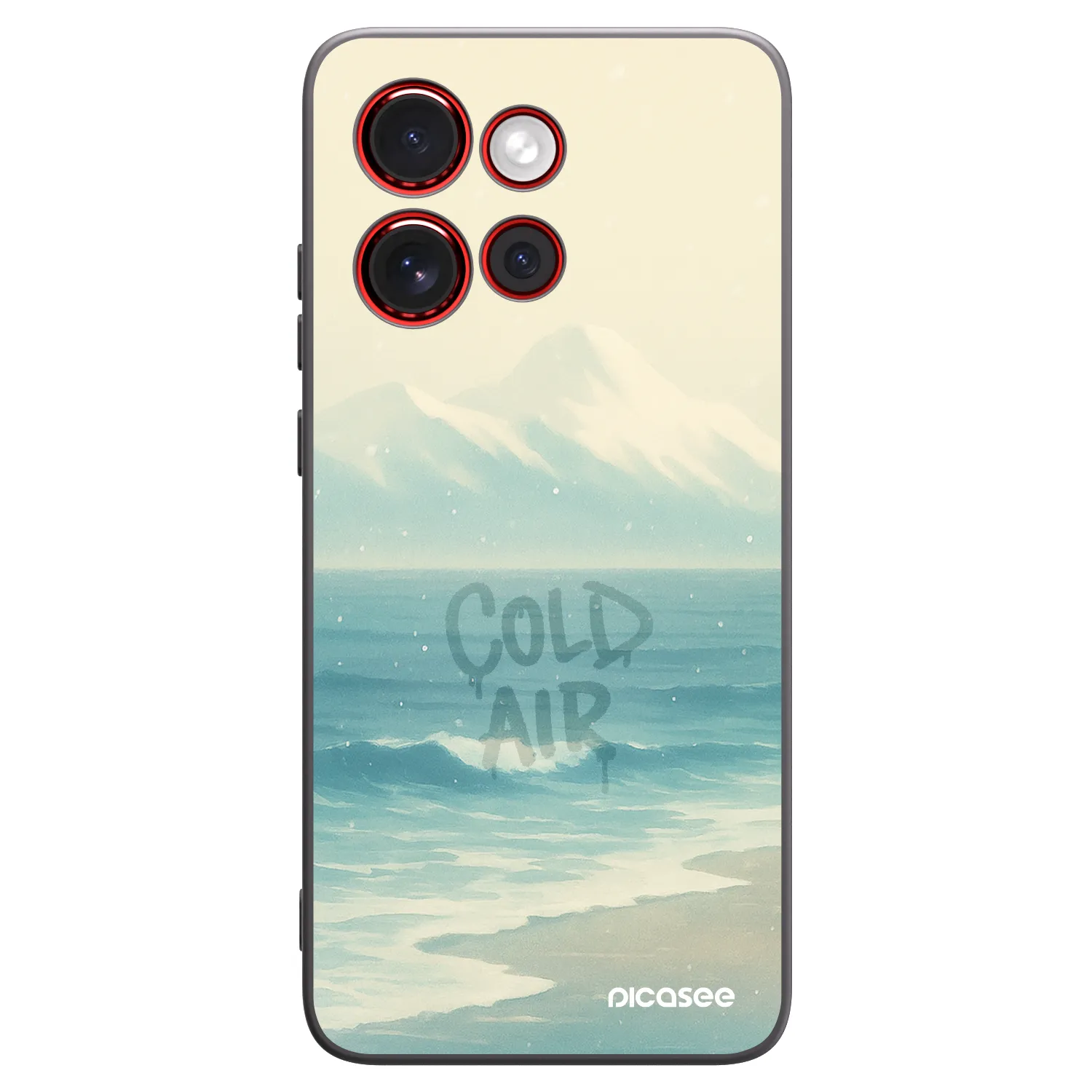 Picasee silikonový černý obal pro Motorola Edge 60 Neo 5G - COLD AIR