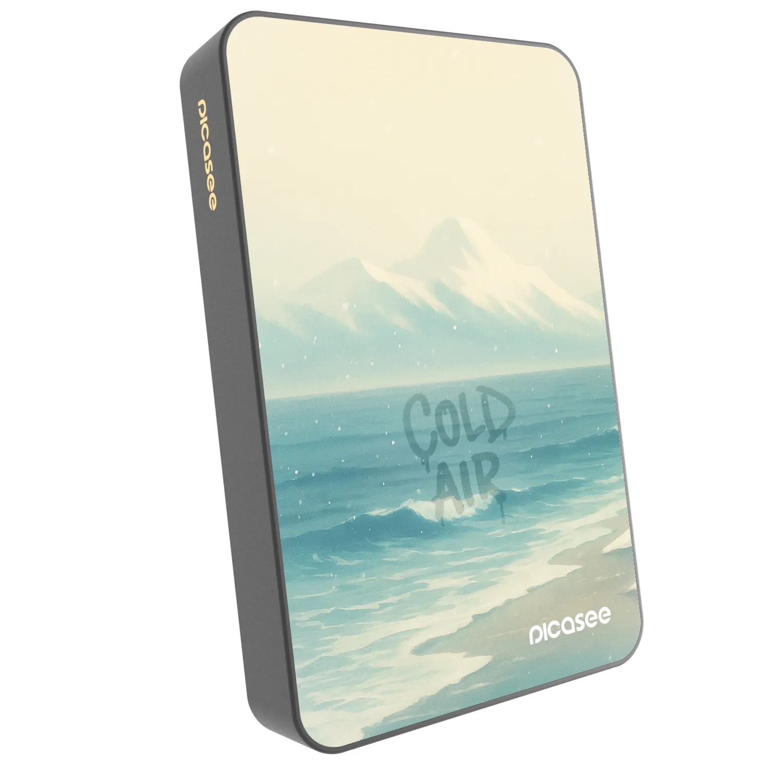 Picasee Powerbanka s MagSafe 10 000 mAh Šedá - COLD AIR
