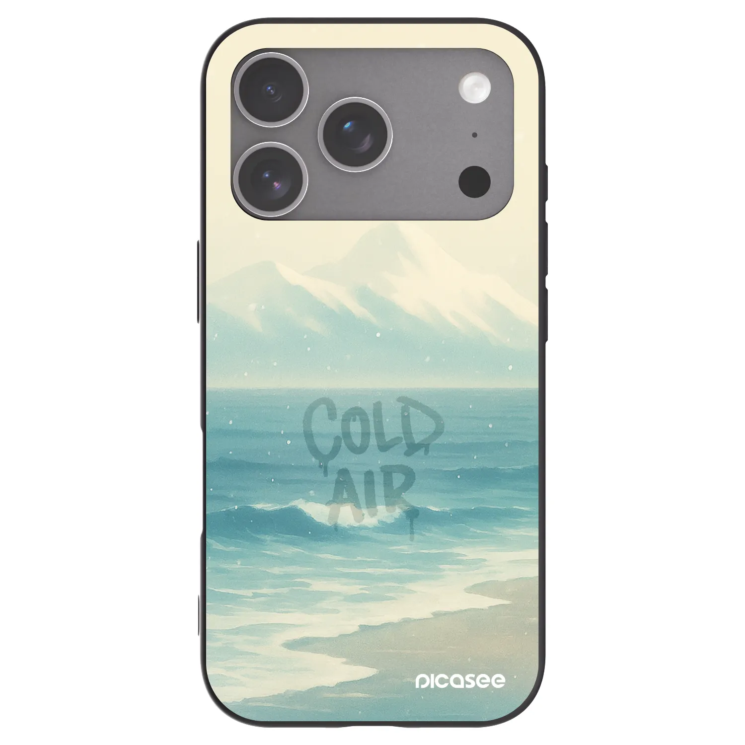Picasee silikonový černý obal pro Apple iPhone 18 Pro - COLD AIR