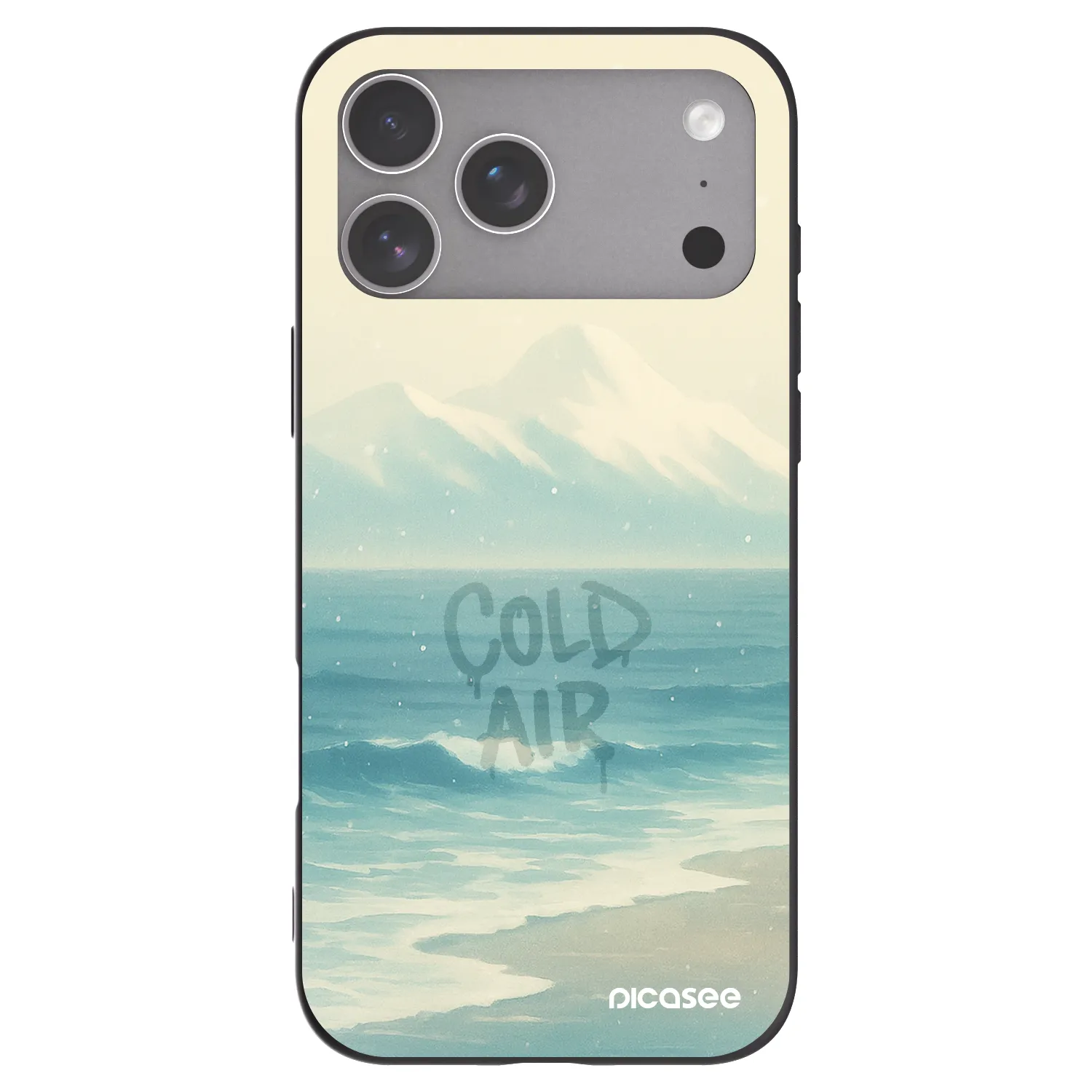 Picasee silikonový černý obal pro Apple iPhone 18 Pro Max - COLD AIR