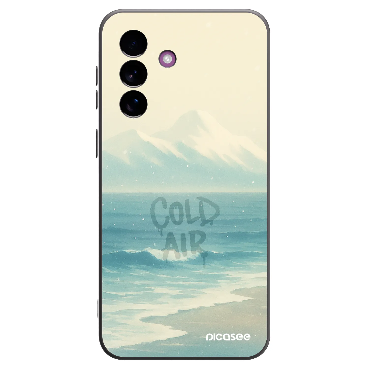 Picasee silikonový černý obal pro Samsung Galaxy A37 - COLD AIR