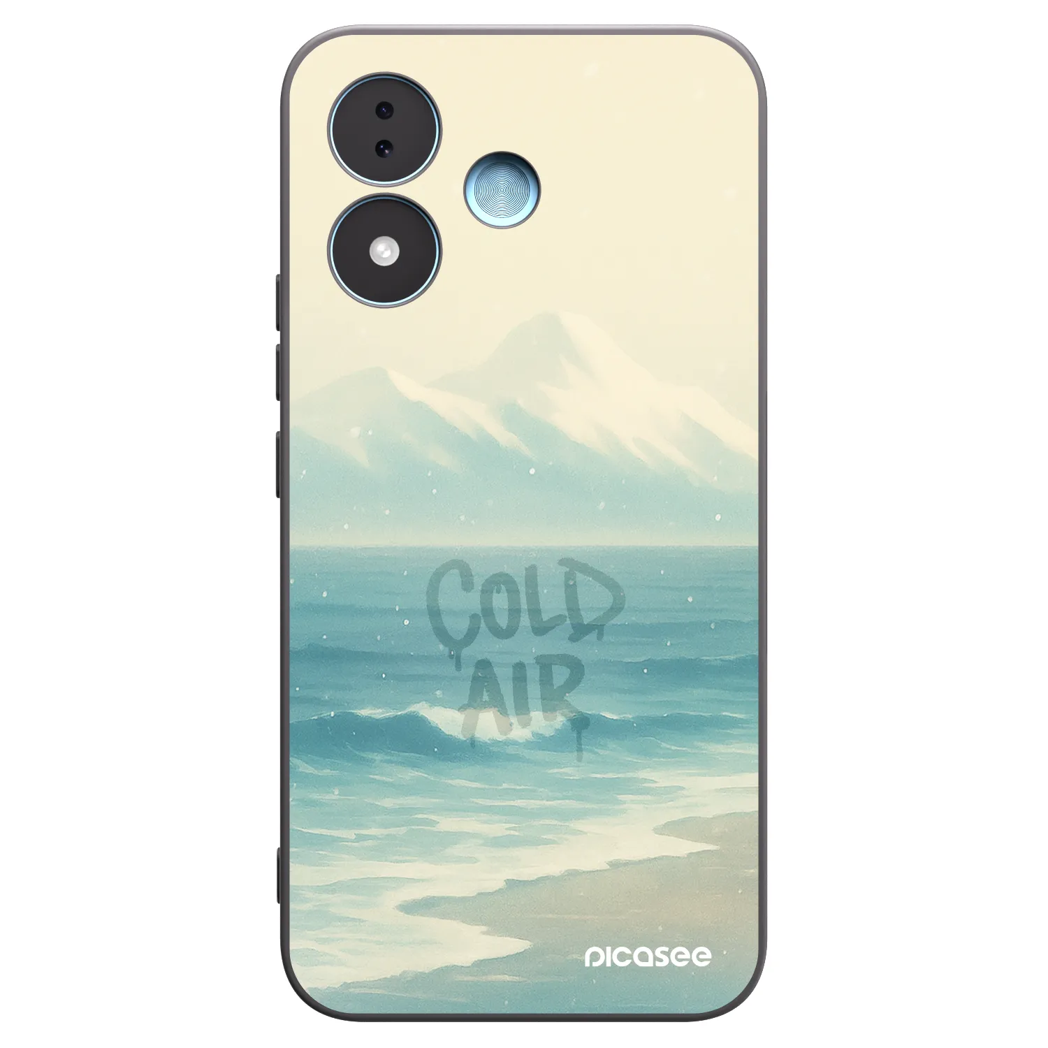 Picasee silikonový černý obal pro Xiaomi Redmi Note 17 5G - COLD AIR