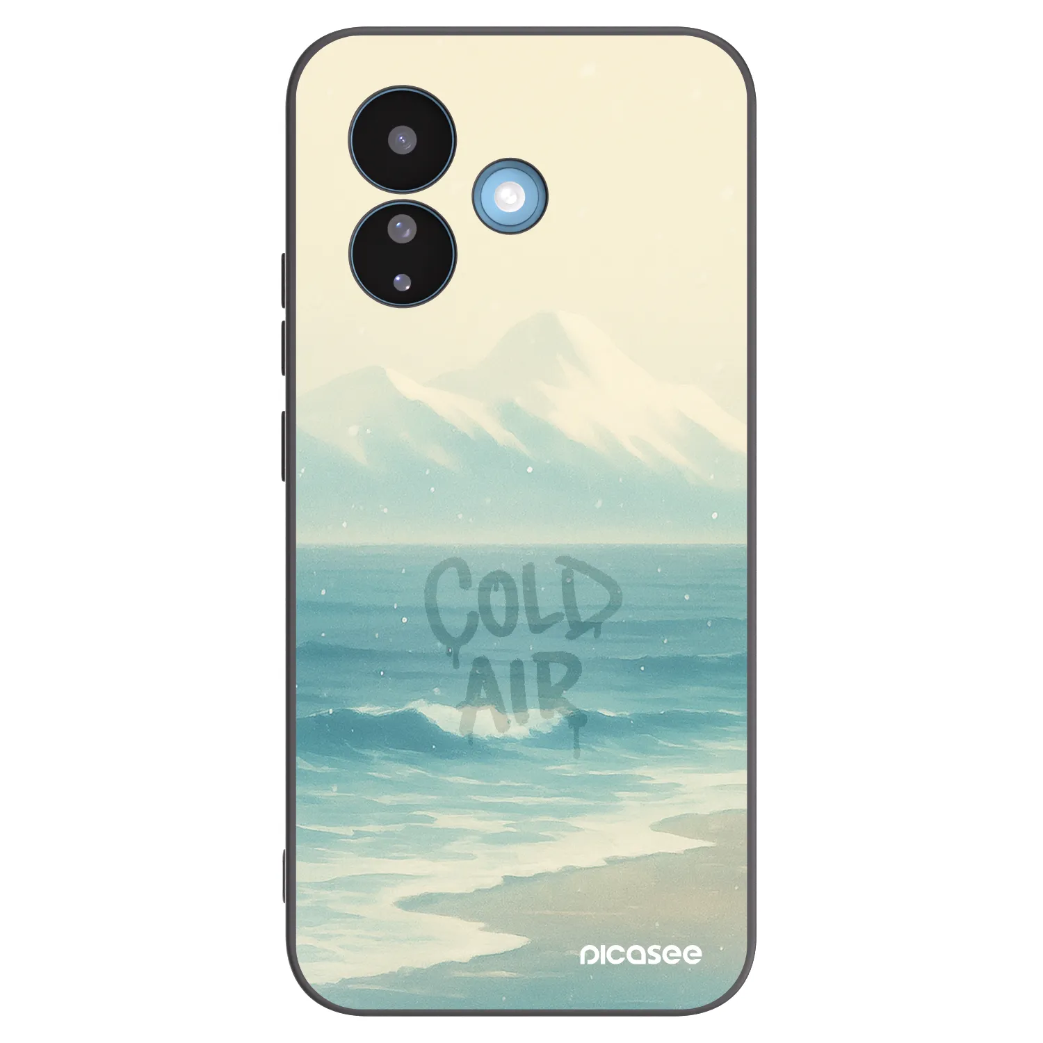 Picasee silikonový černý obal pro Xiaomi Redmi Note 17 Pro 5G - COLD AIR