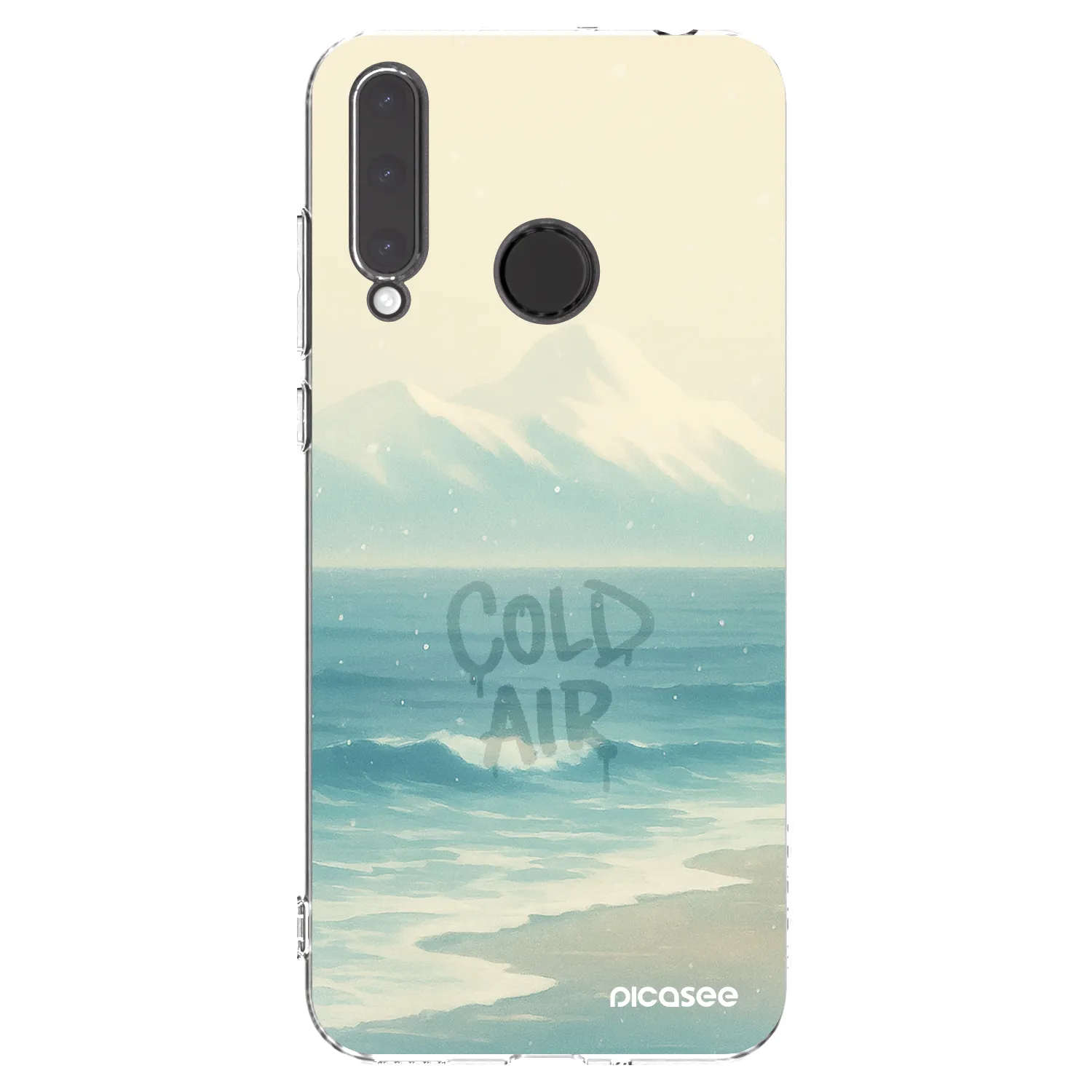 Picasee silikonový průhledný obal pro Honor 20 Lite - COLD AIR
