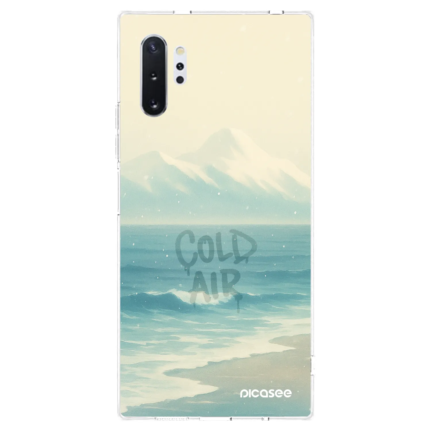 Picasee silikonový průhledný obal pro Samsung Galaxy Note 10+ N975F - COLD AIR