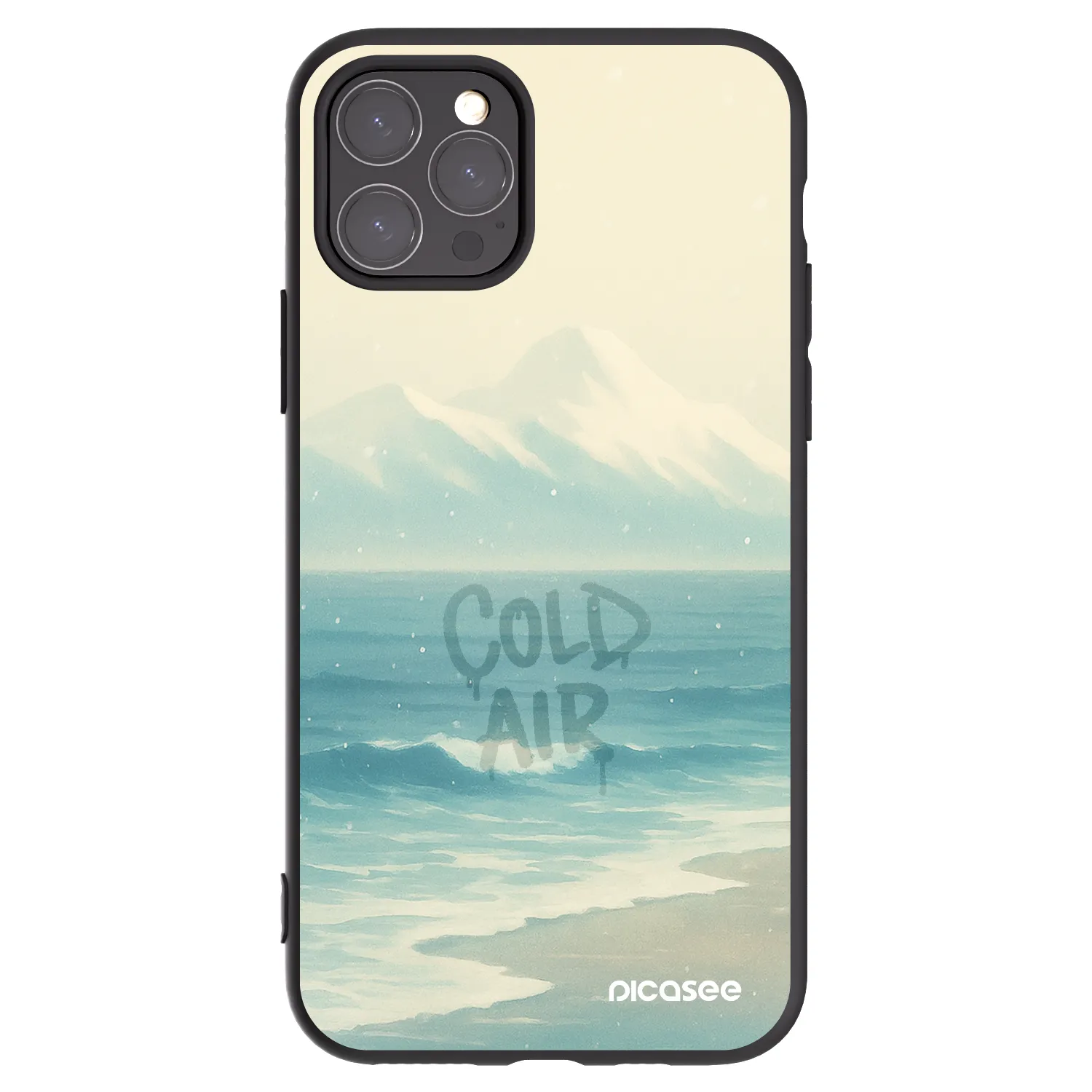 Picasee silikonový černý obal pro Apple iPhone 11 Pro - COLD AIR