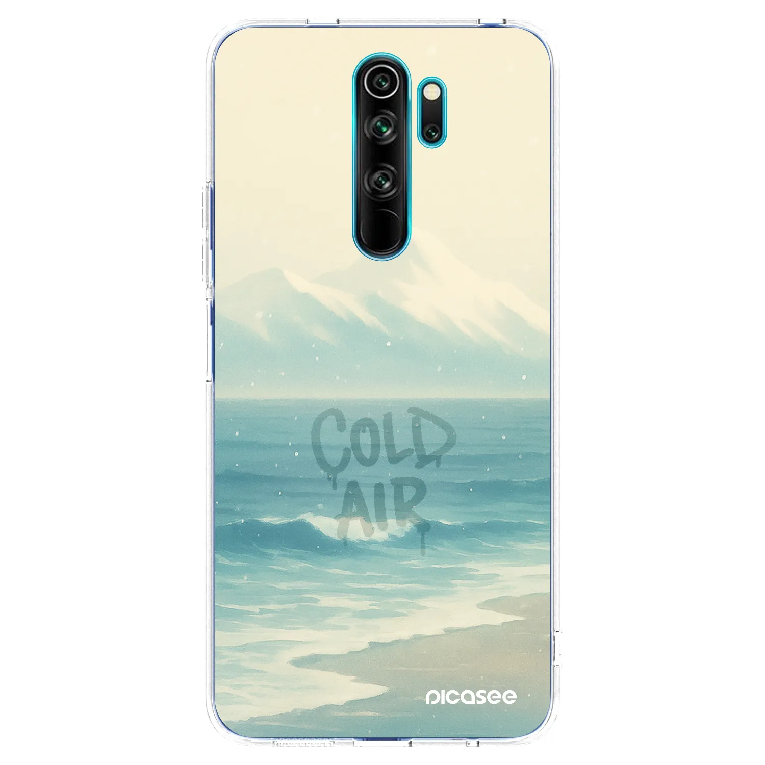 Picasee silikonový průhledný obal pro Xiaomi Redmi Note 8 Pro - COLD AIR