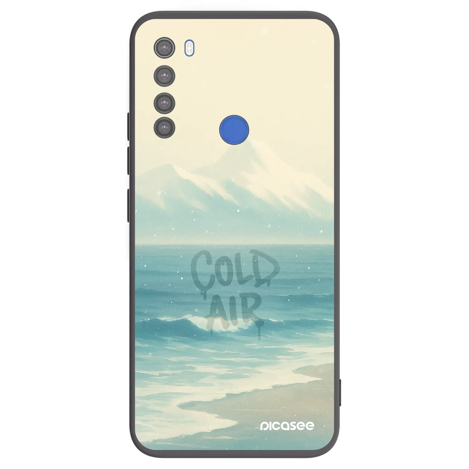 Picasee silikonový černý obal pro Xiaomi Redmi Note 8T - COLD AIR