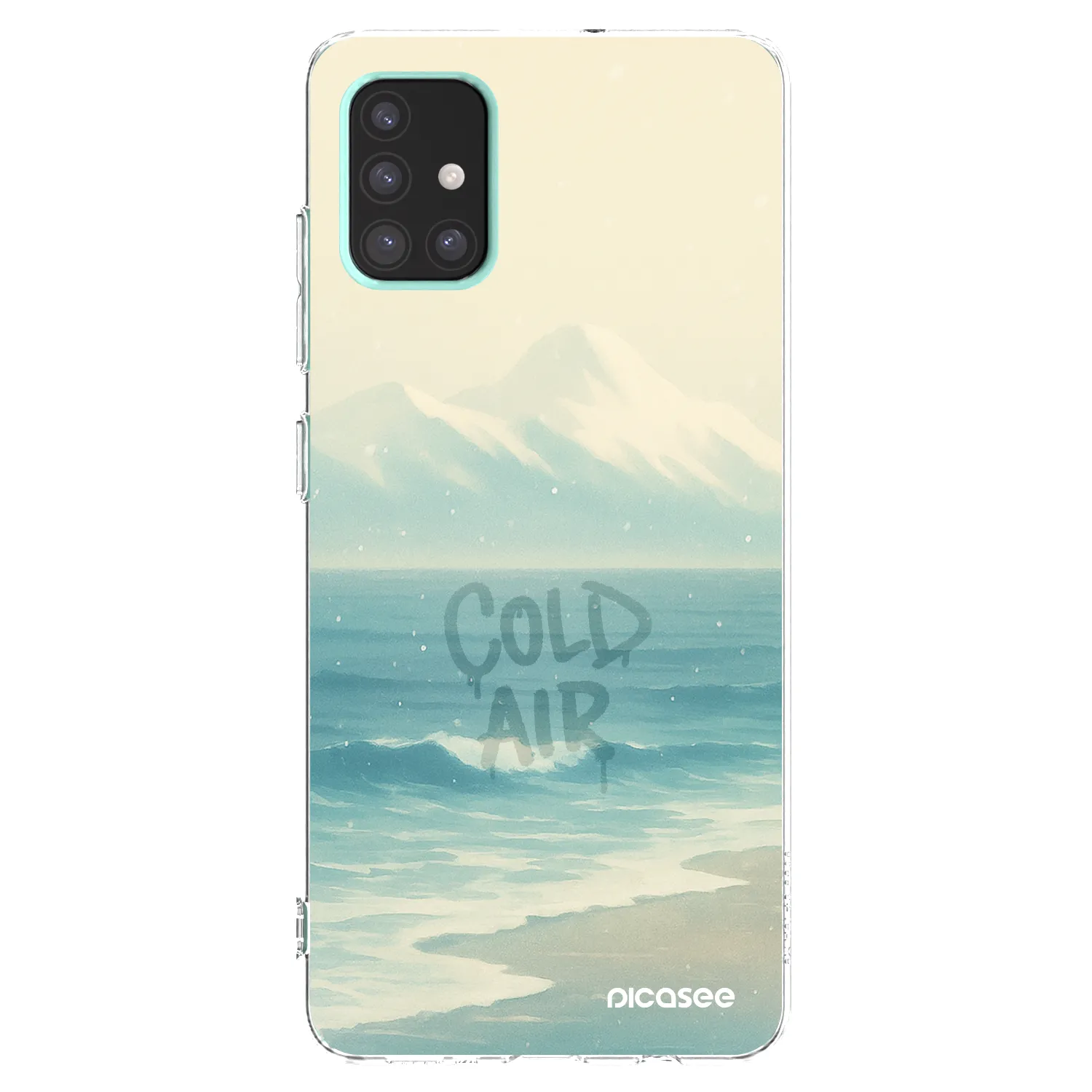 Picasee silikonový průhledný obal pro Samsung Galaxy A51 A515F - COLD AIR