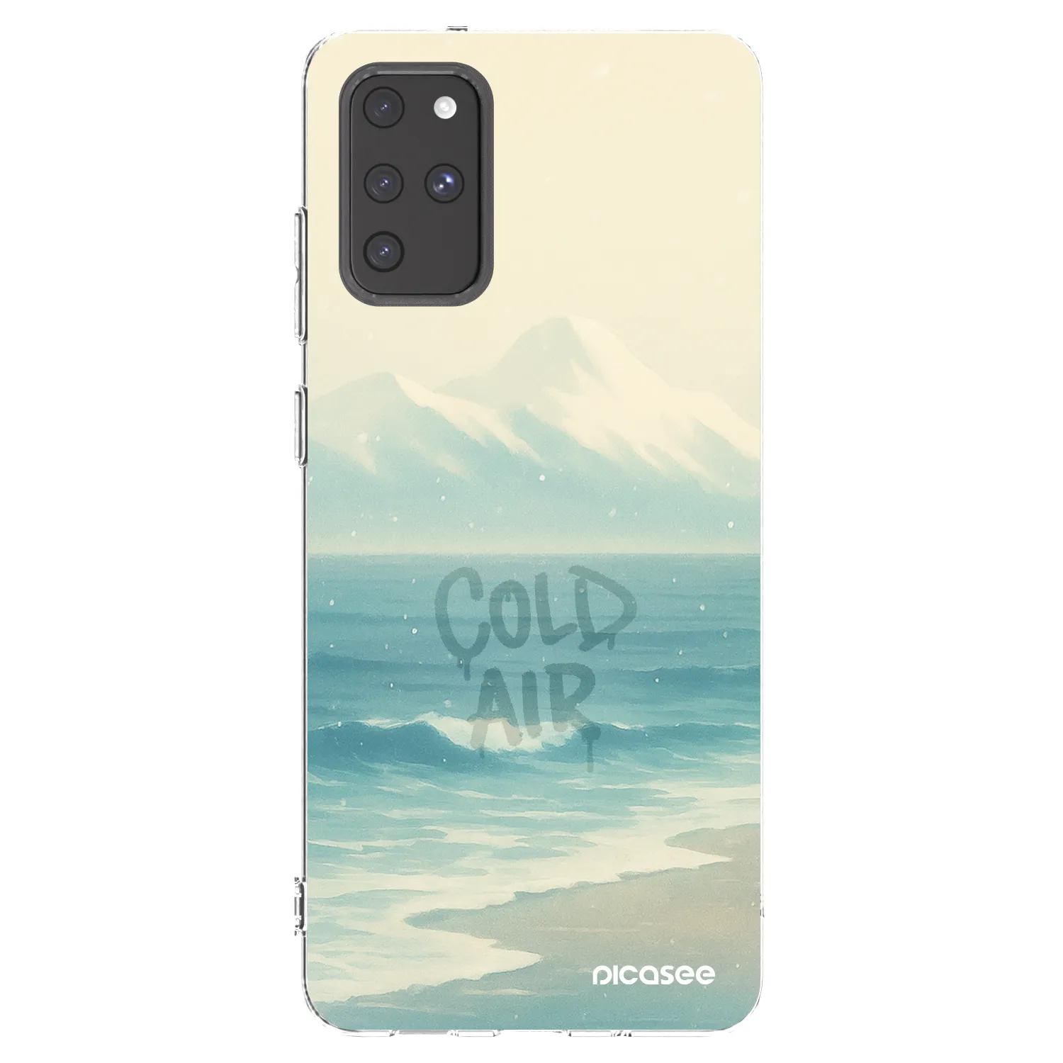Picasee silikonový průhledný obal pro Samsung Galaxy S20+ G985F - COLD AIR