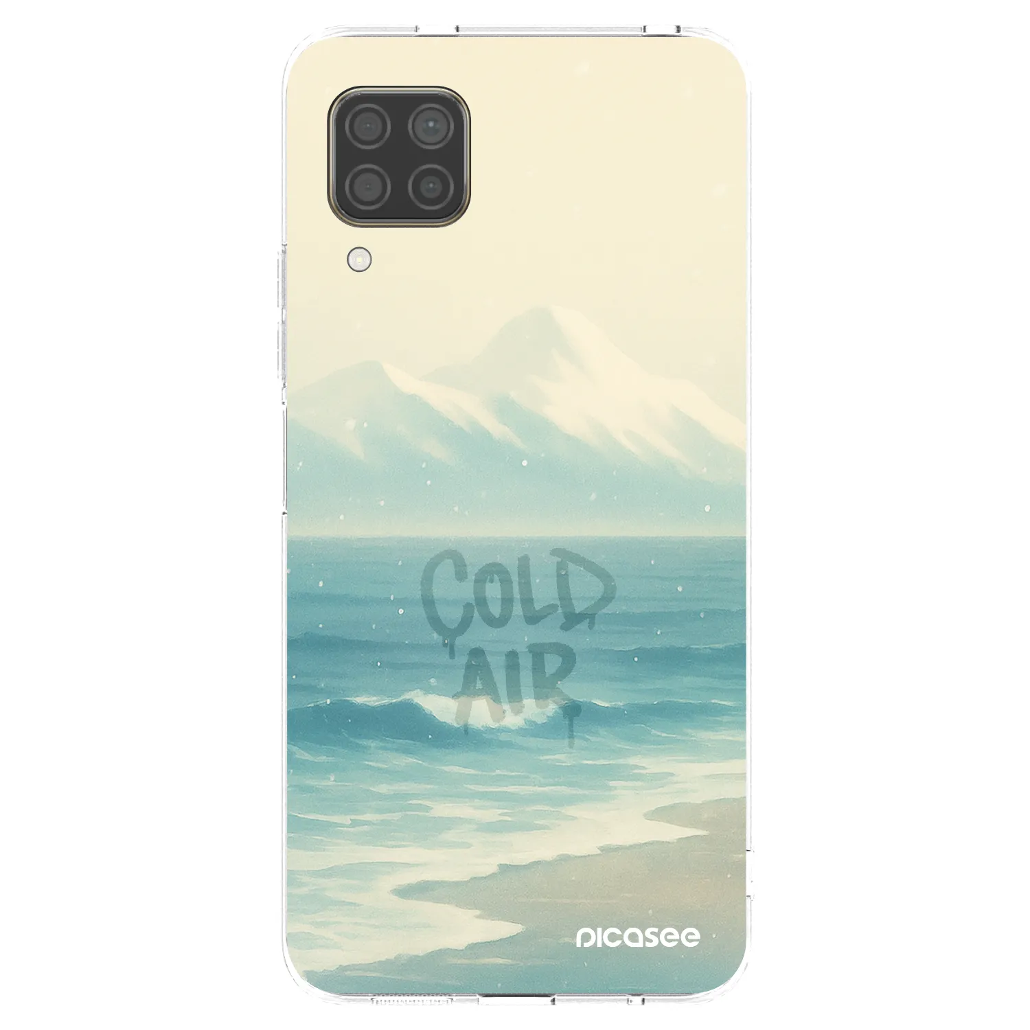 Picasee silikonový průhledný obal pro Huawei P40 Lite - COLD AIR