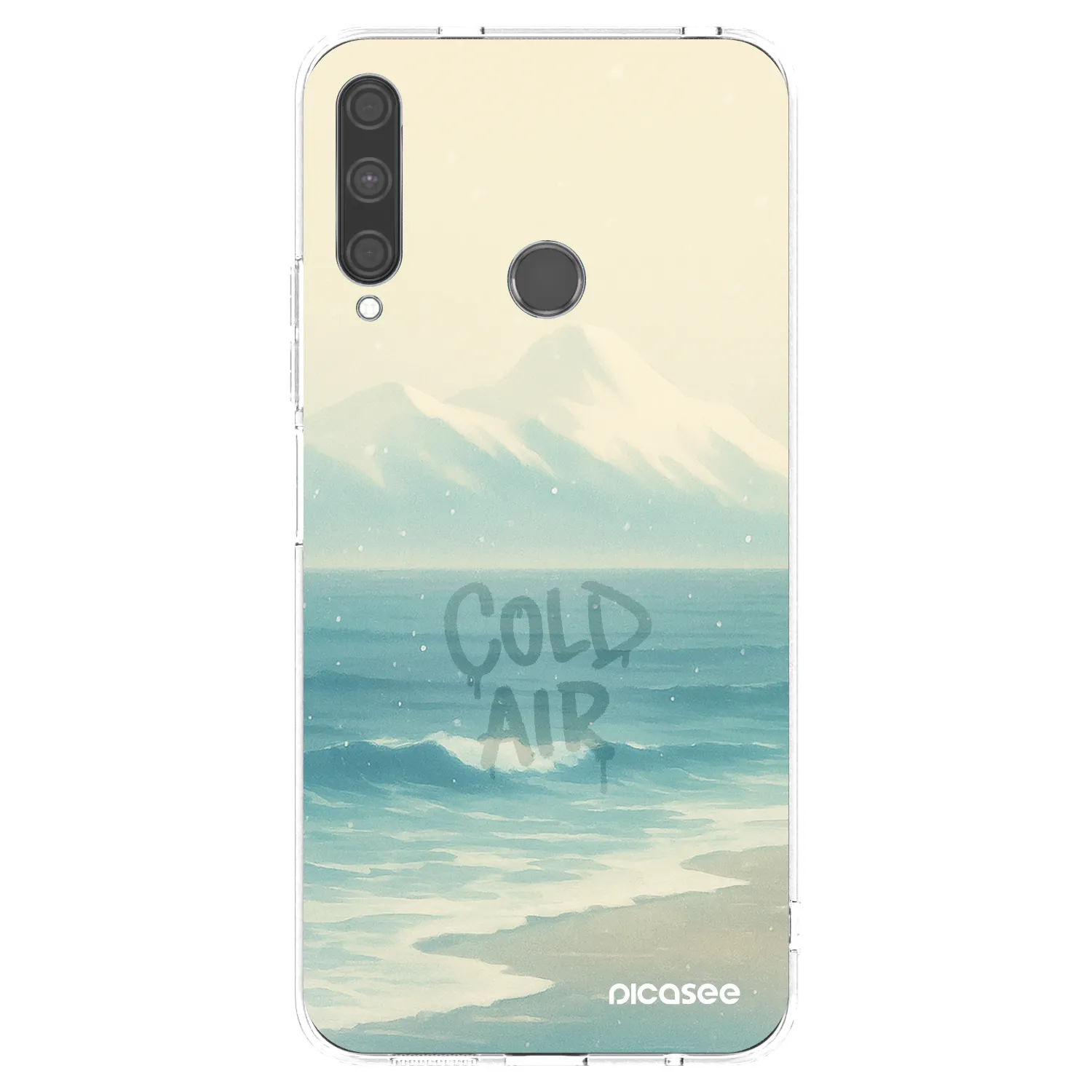 Picasee silikonový průhledný obal pro Huawei P40 Lite E - COLD AIR