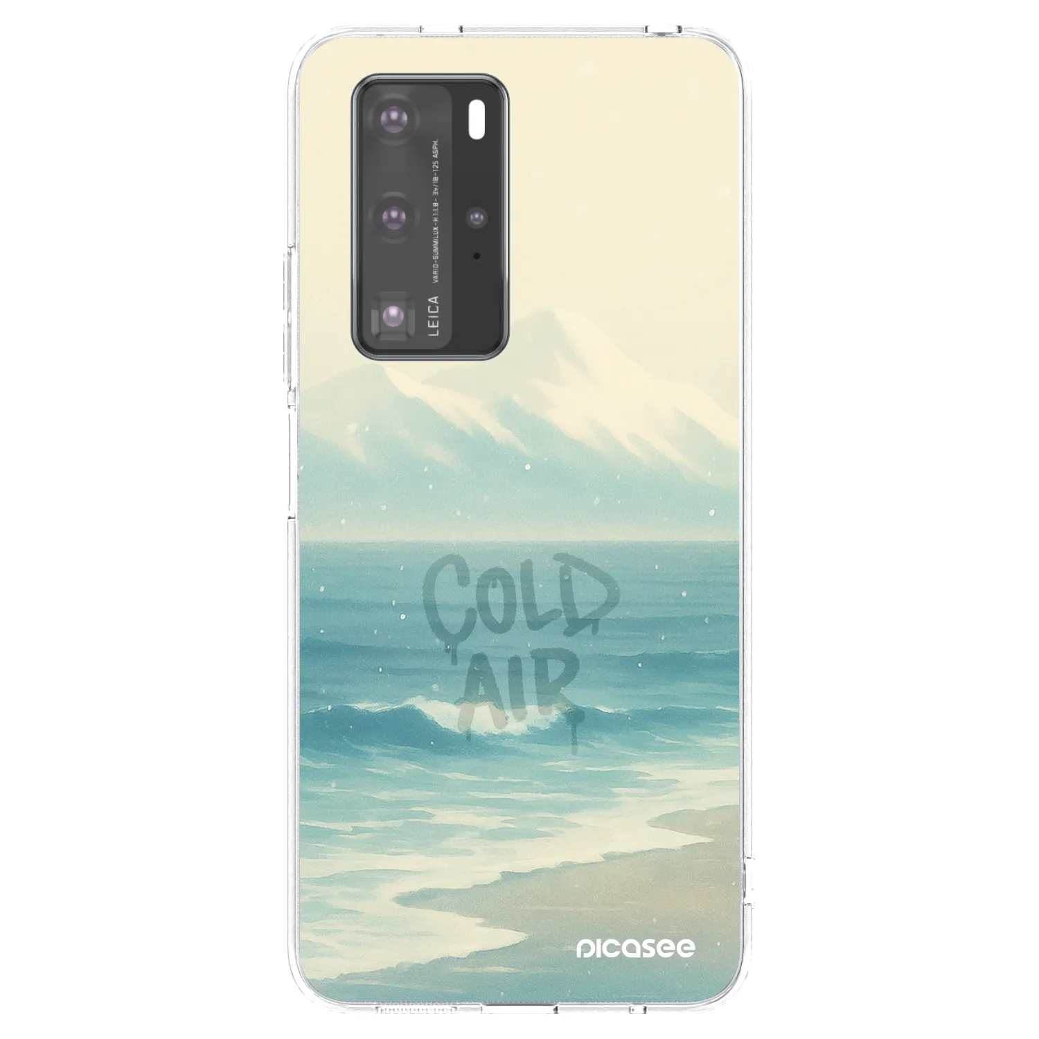 Picasee silikonový průhledný obal pro Huawei P40 Pro - COLD AIR