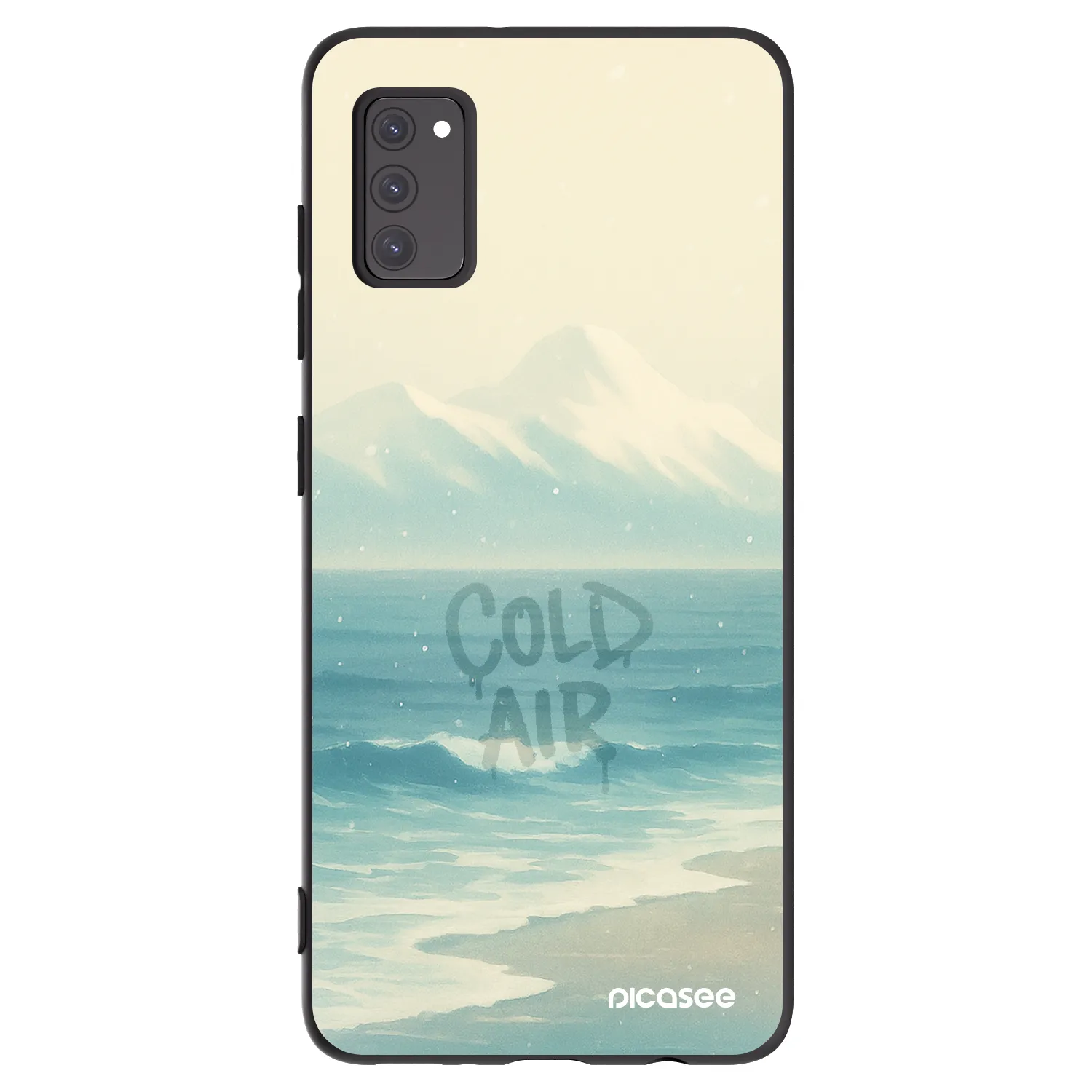 Picasee silikonový černý obal pro Samsung Galaxy A41 A415F - COLD AIR