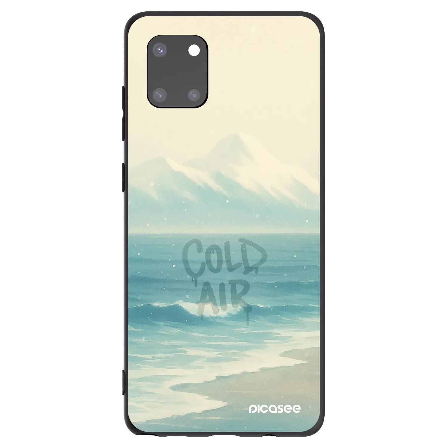 Picasee silikonový černý obal pro Samsung Galaxy Note 10 Lite N770F - COLD AIR