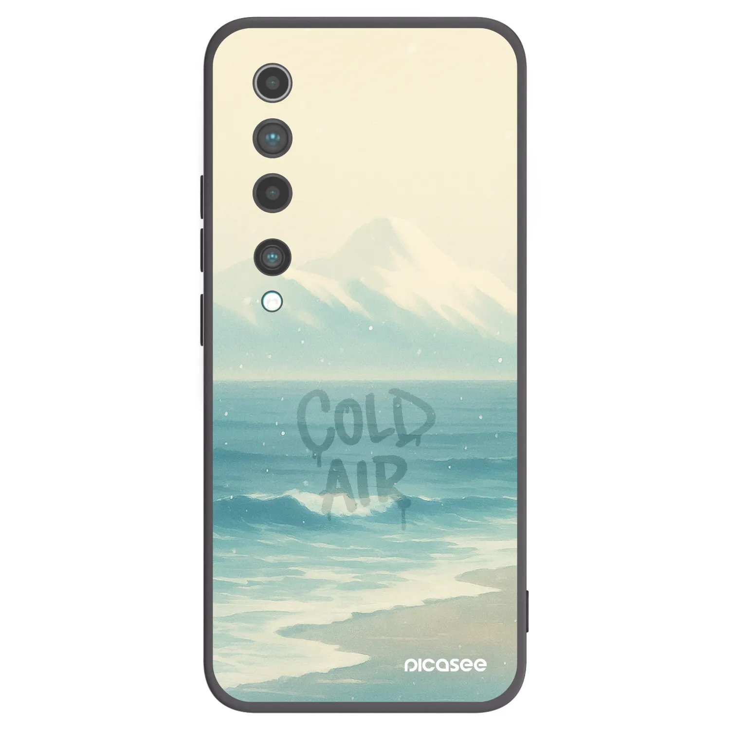 Picasee silikonový černý obal pro Xiaomi Mi 10 - COLD AIR