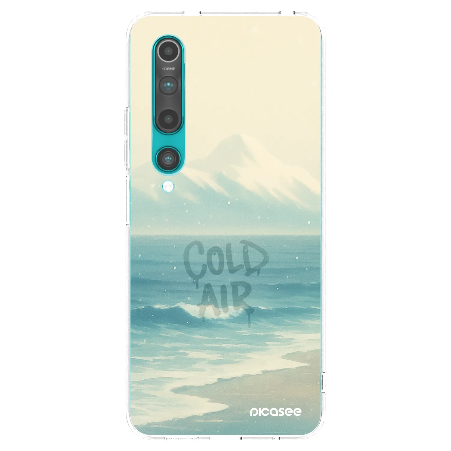 Picasee silikonový průhledný obal pro Xiaomi Mi 10 - COLD AIR