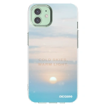Picasee silikonový průhledný obal pro Apple iPhone 12 - COLD SKIES