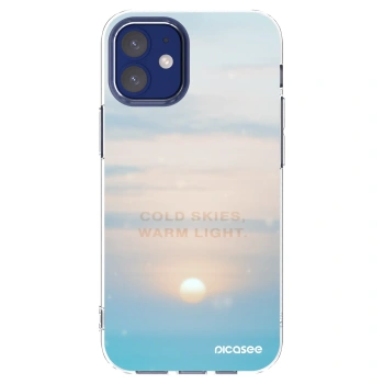 Picasee silikonový průhledný obal pro Apple iPhone 12 mini - COLD SKIES