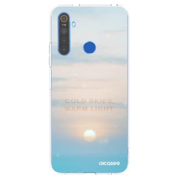 Picasee silikonový průhledný obal pro Realme 5 - COLD SKIES